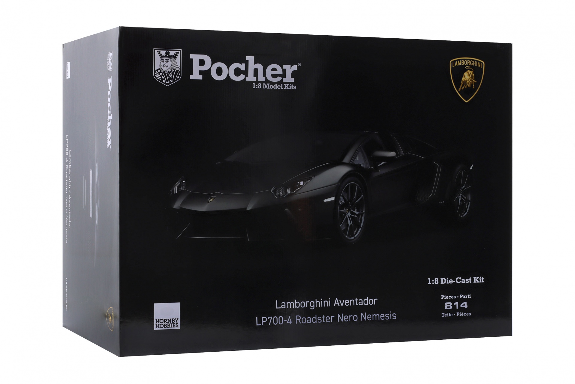 Lamborghini Aventador LP 700-4 Roadster 2013 Bausatz schwarz  