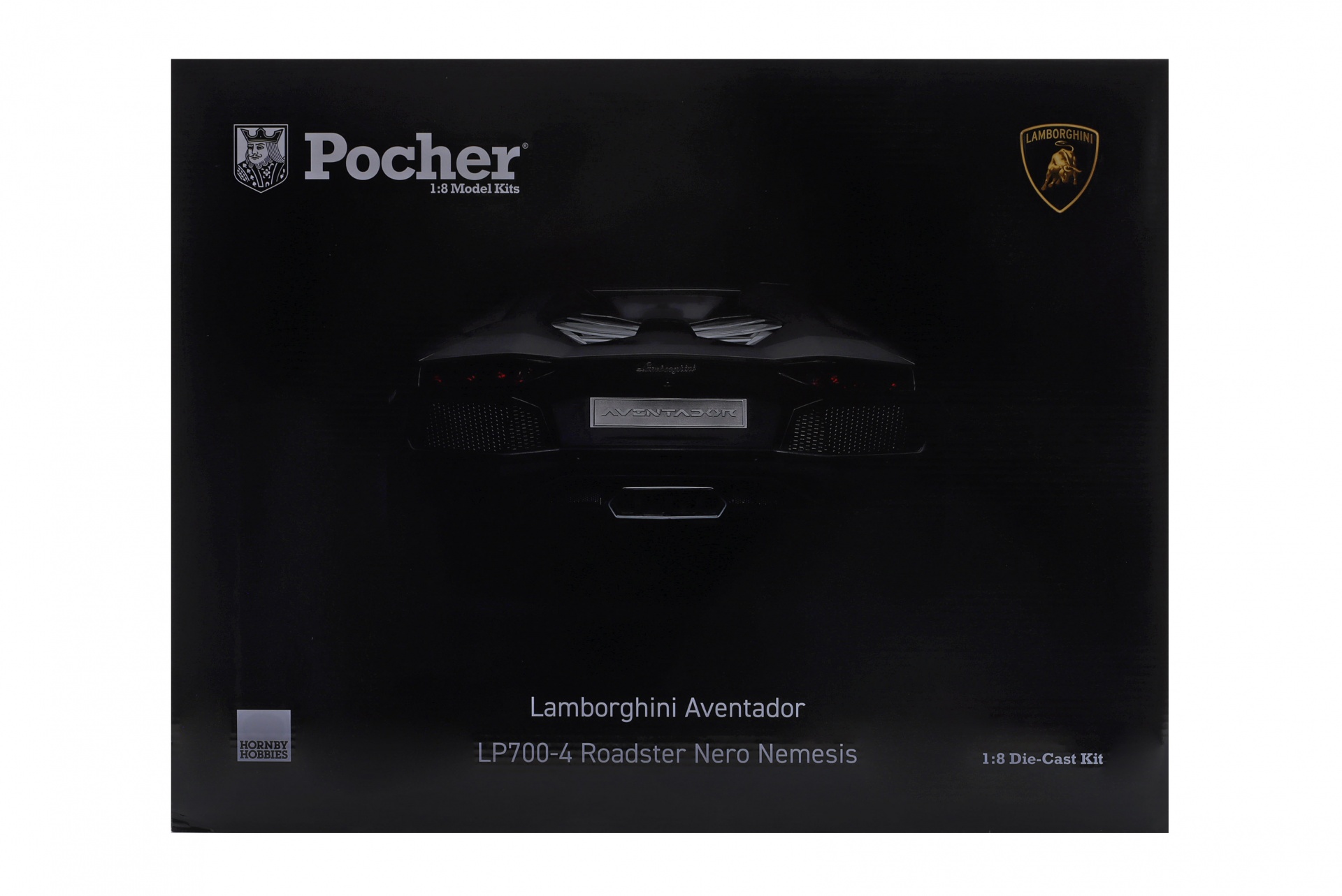 Lamborghini Aventador LP 700-4 Roadster 2013 Bausatz schwarz  