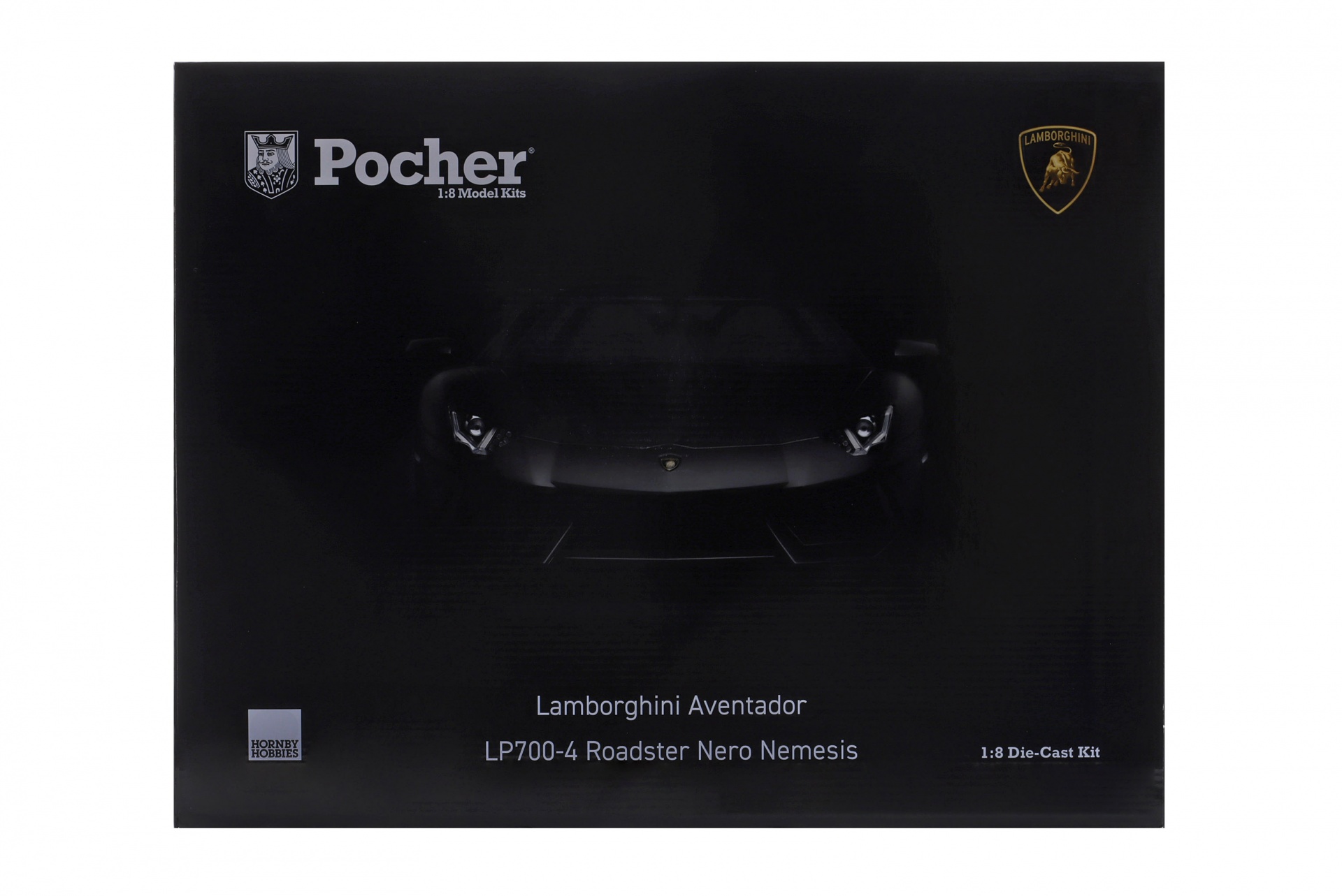 Lamborghini Aventador LP 700-4 Roadster 2013 Bausatz schwarz  