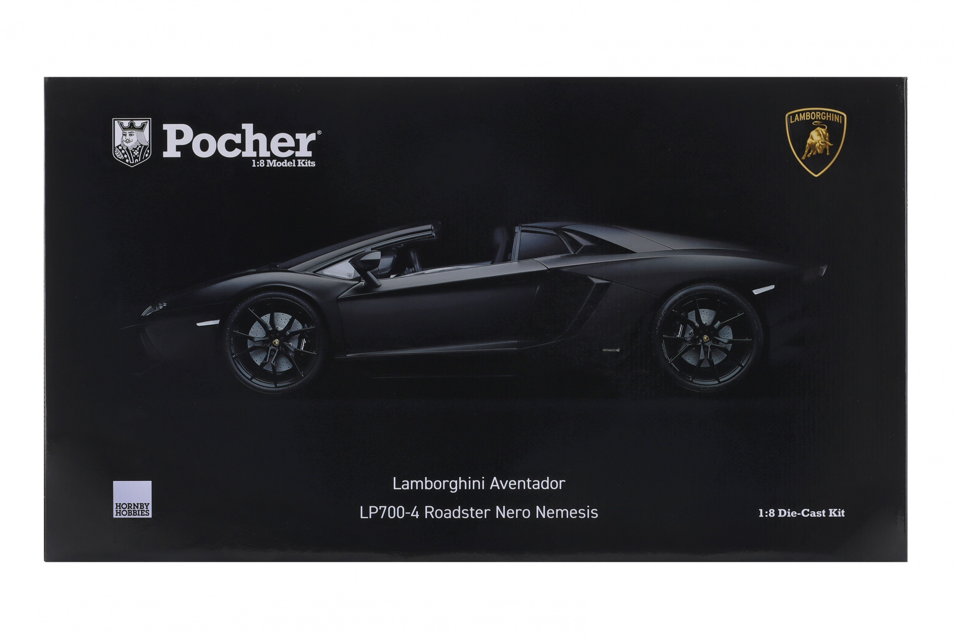 Lamborghini Aventador LP 700-4 Roadster 2013 Bausatz schwarz  