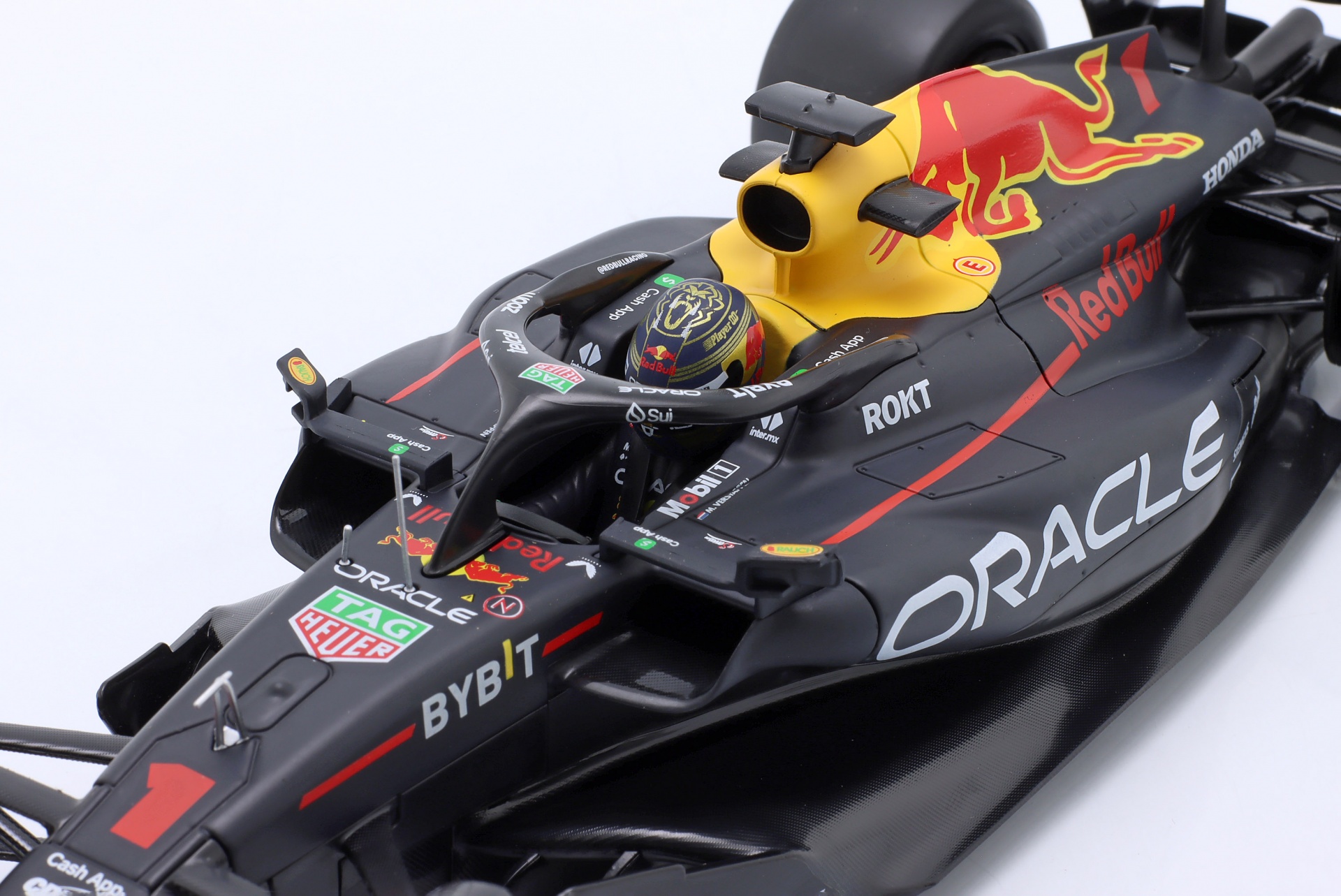 M. Verstappen Red Bull Racing RB19 #1 Sieger Abu Dhabi Formel 1 Weltmeister 2023  