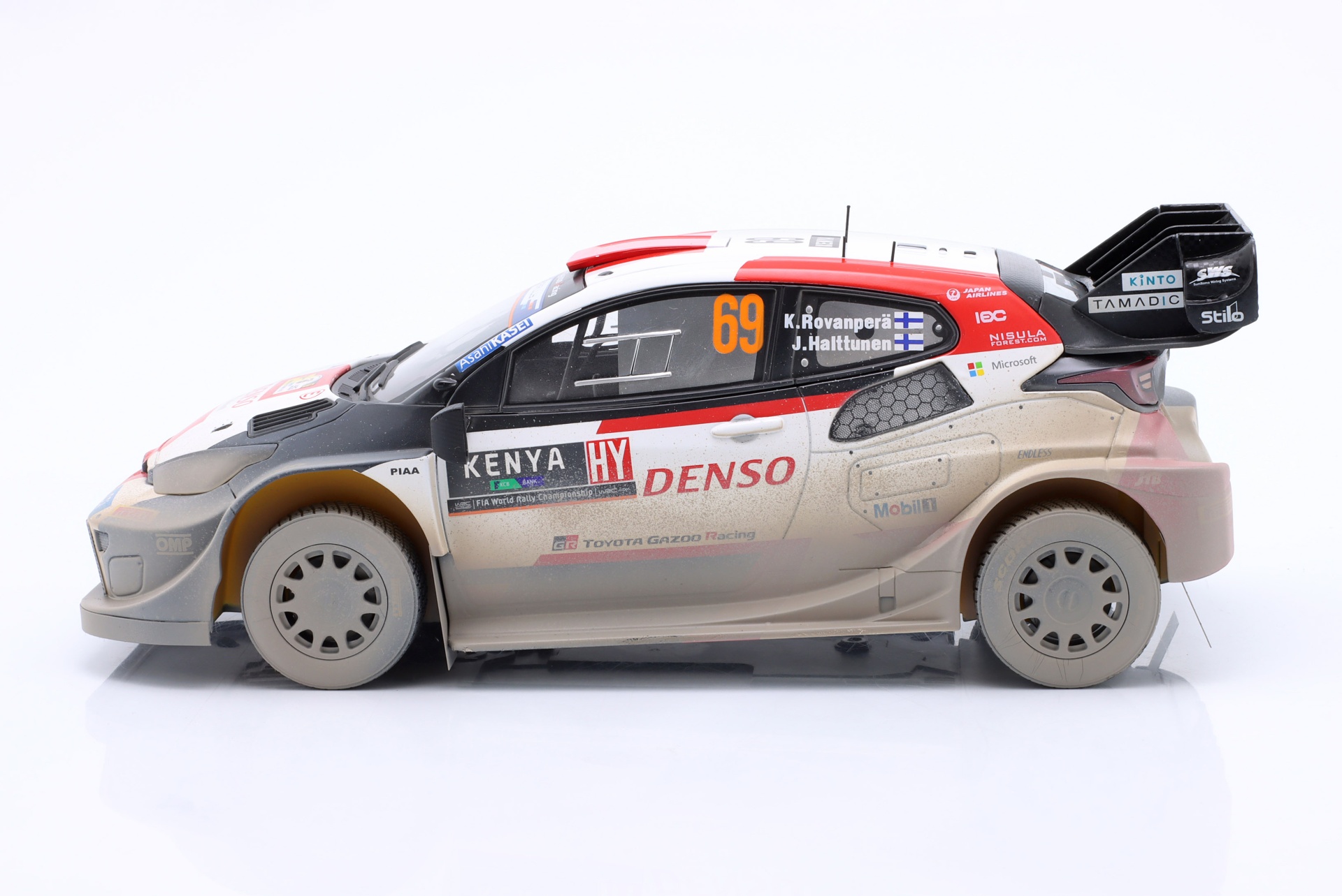 Toyota GR Yaris Rally1 Hybrid #69 2nd Safari Rallye 2023 Dirty Version  