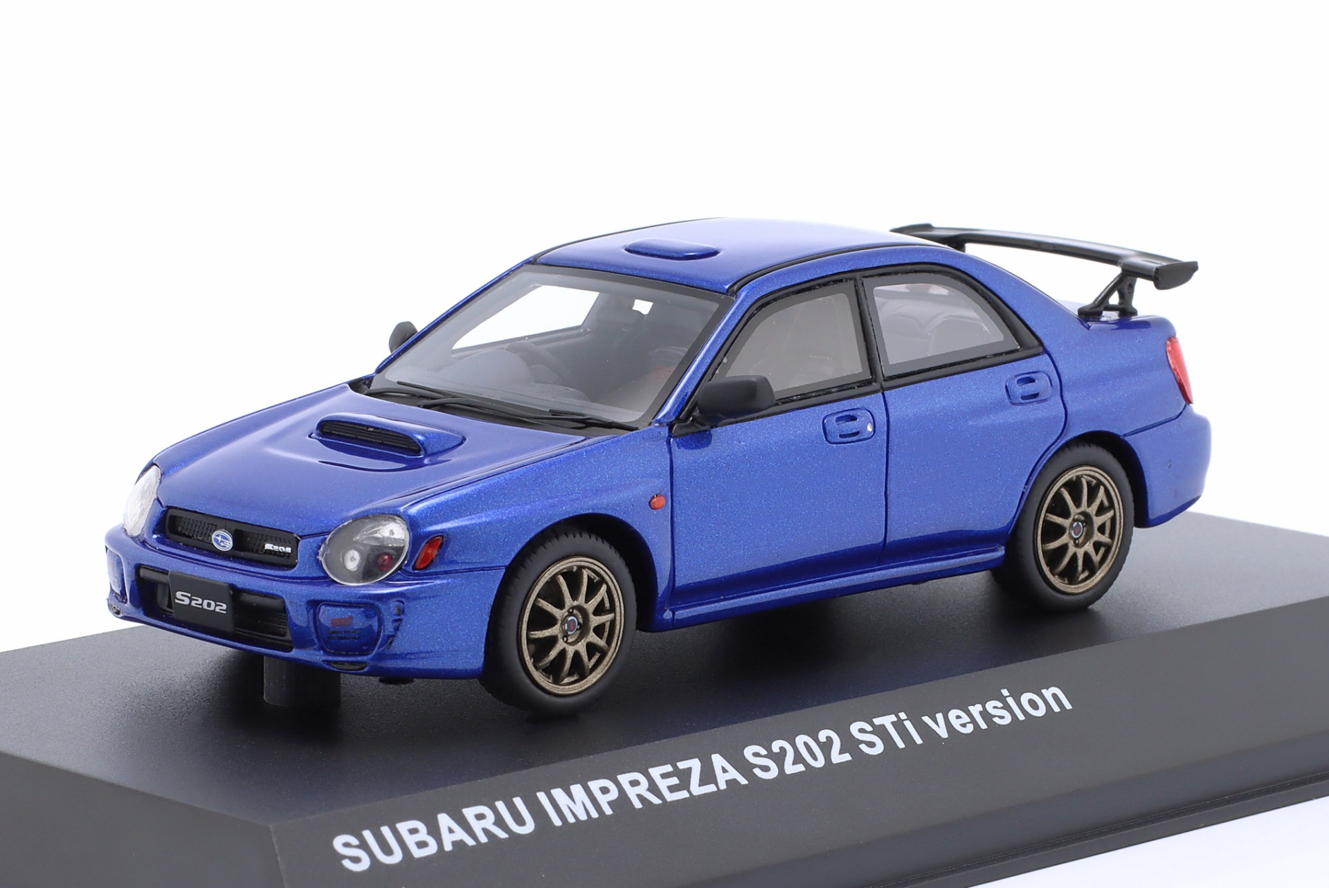 Subaru Impreza S202 STi Baujahr 2002 blau metallic  
