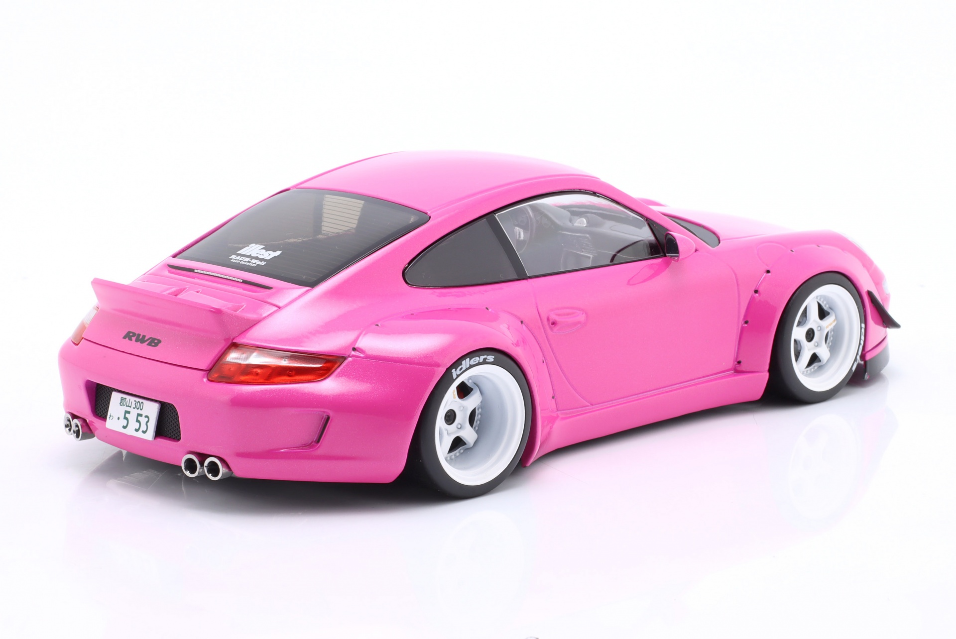 Porsche 911 (997) RWB Rauh-Welt rosa metallic  
