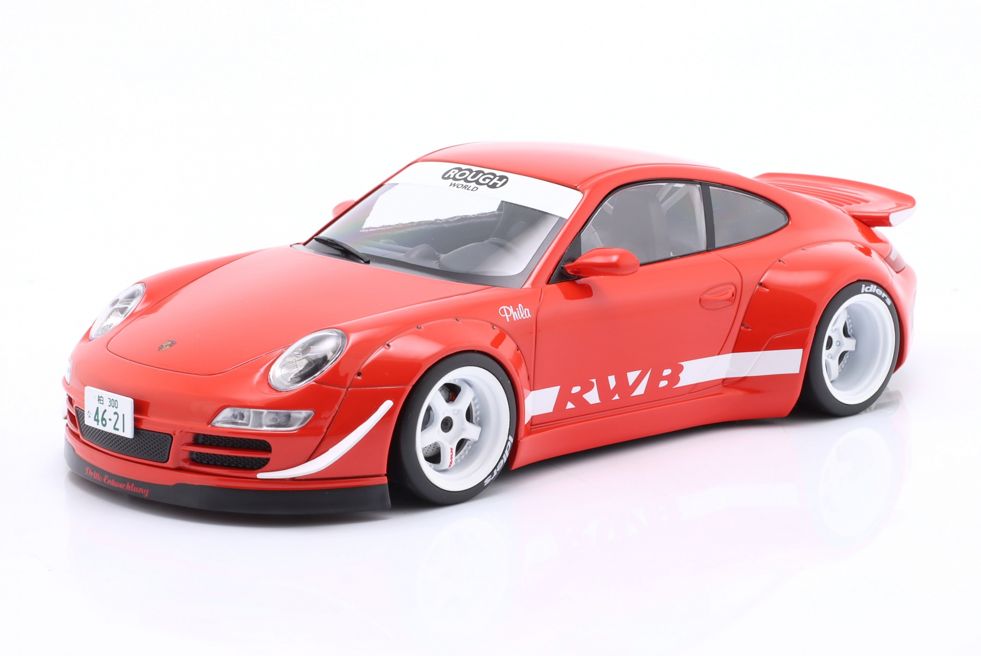 Porsche 911 (997) RWB Rauh-Welt rot  