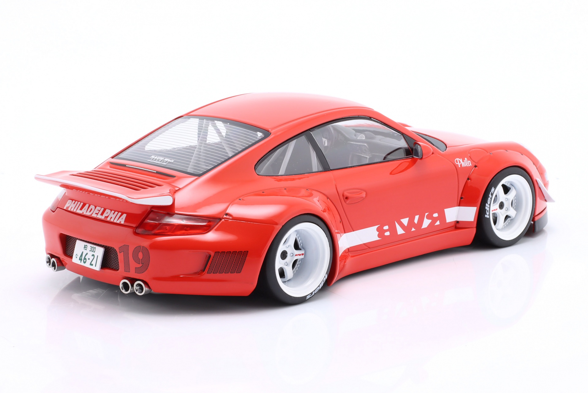Porsche 911 (997) RWB Rauh-Welt rot  