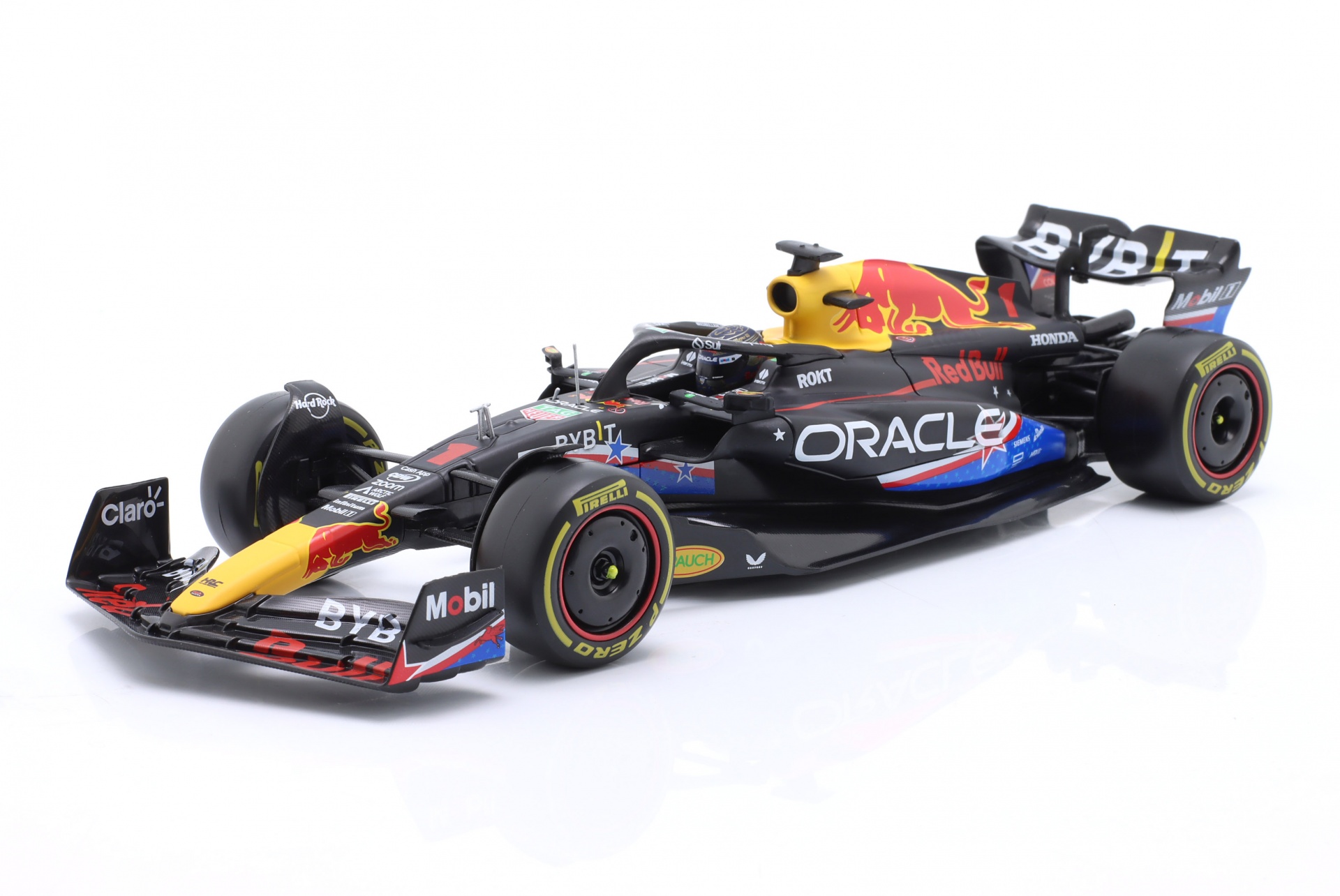 Max Verstappen Red Bull RB19 #1 Sieger USA GP Formel 1 Weltmeister 2023  