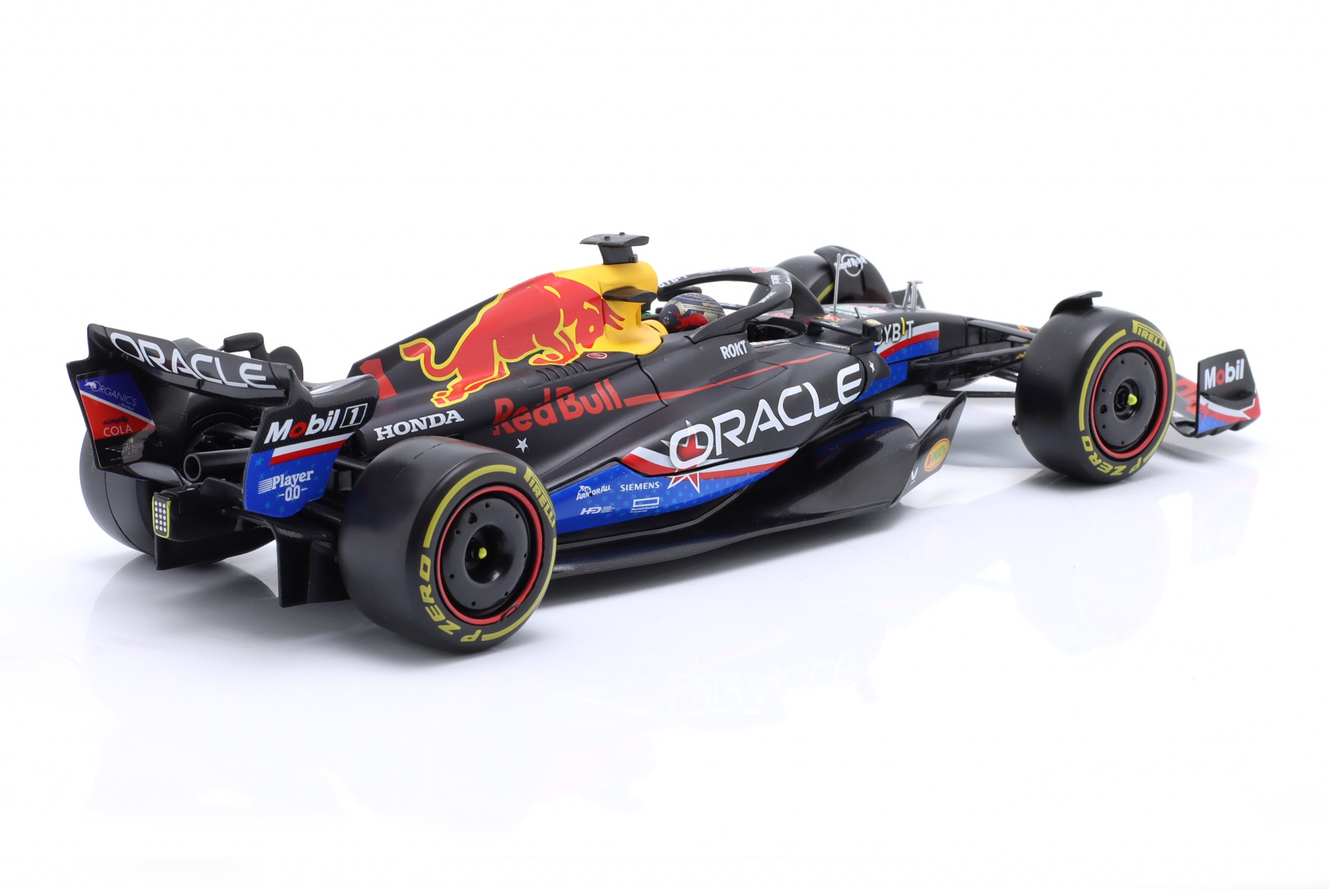 Max Verstappen Red Bull RB19 #1 Sieger USA GP Formel 1 Weltmeister 2023  