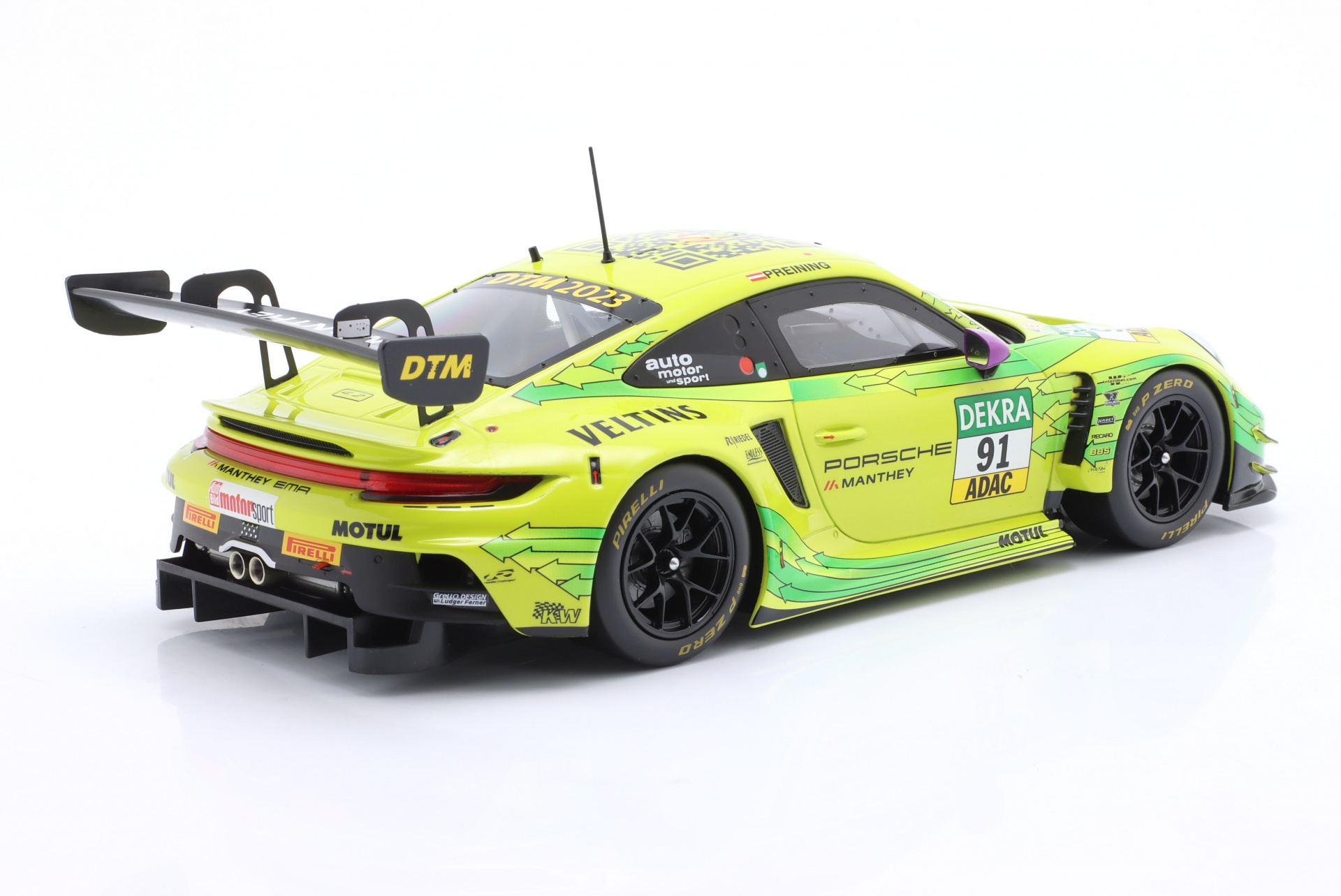 Porsche 911 GT3 R #91 DTM Champion 2023 Thomas Preining Manthey Grello  
