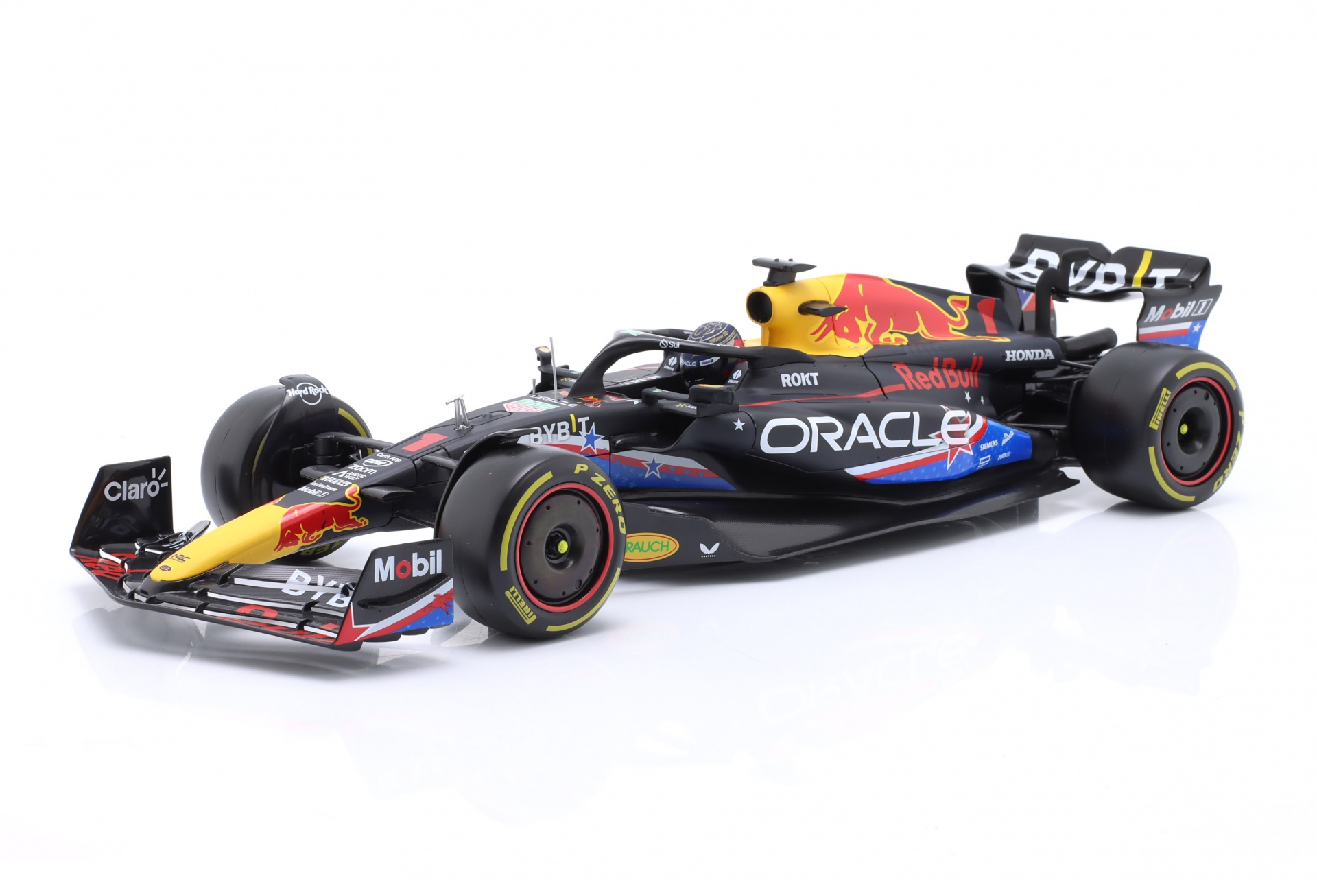 Max Verstappen Red Bull RB19 #1 Sieger USA GP Formel 1 Weltmeister 2023  