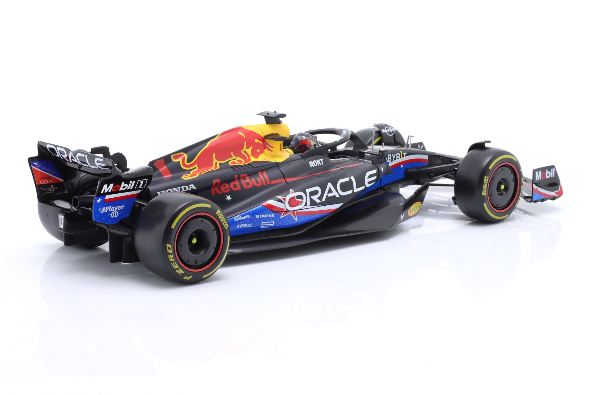 Max Verstappen Red Bull RB19 #1 Sieger USA GP Formel 1 Weltmeister 2023  