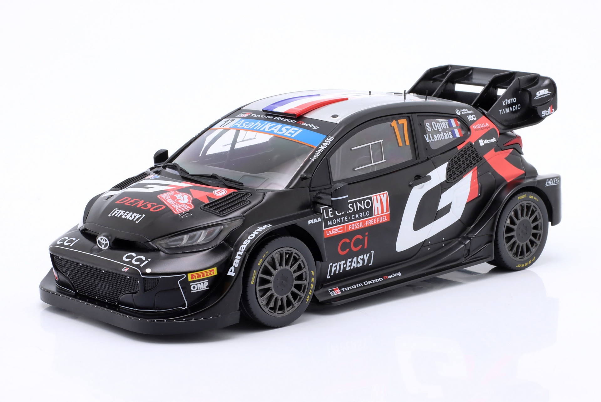 Toyota GR Yaris Rally1 #17 2nd Rallye Monte Carlo 2024 Ogier, Landais  