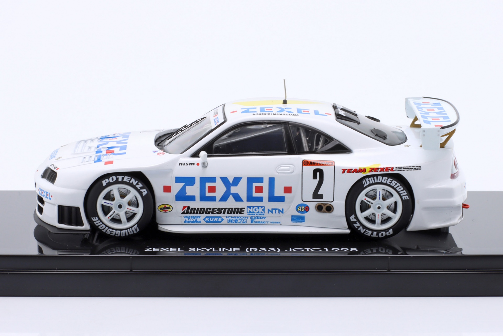 Nissan Skyline GT-R (R33) #2 JGTC 1998 Kageyama, Suzuki, de la Rosa  