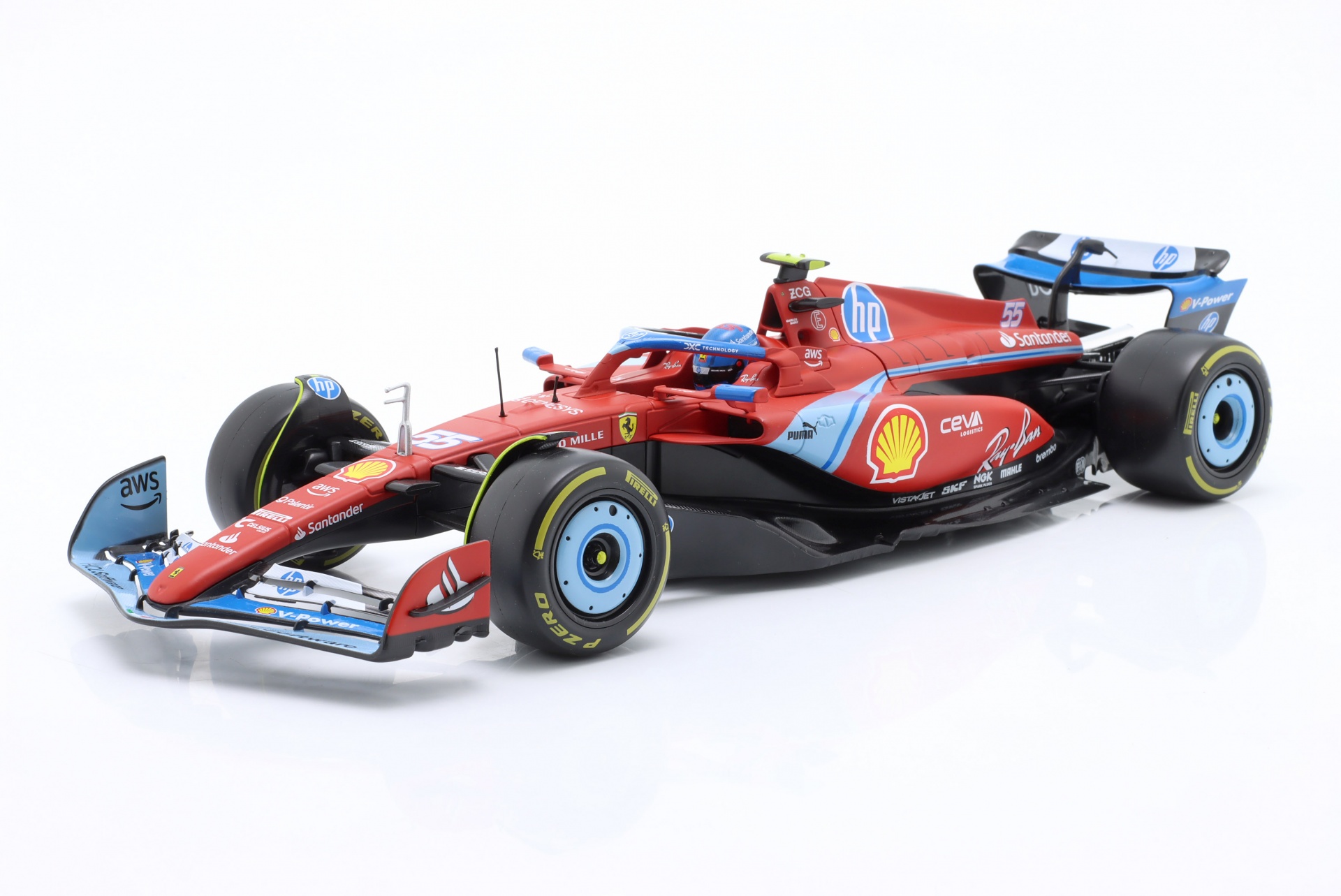 Carlos Sainz jr. Ferrari SF-24 #55 5th Miami GP Formel 1 2024  