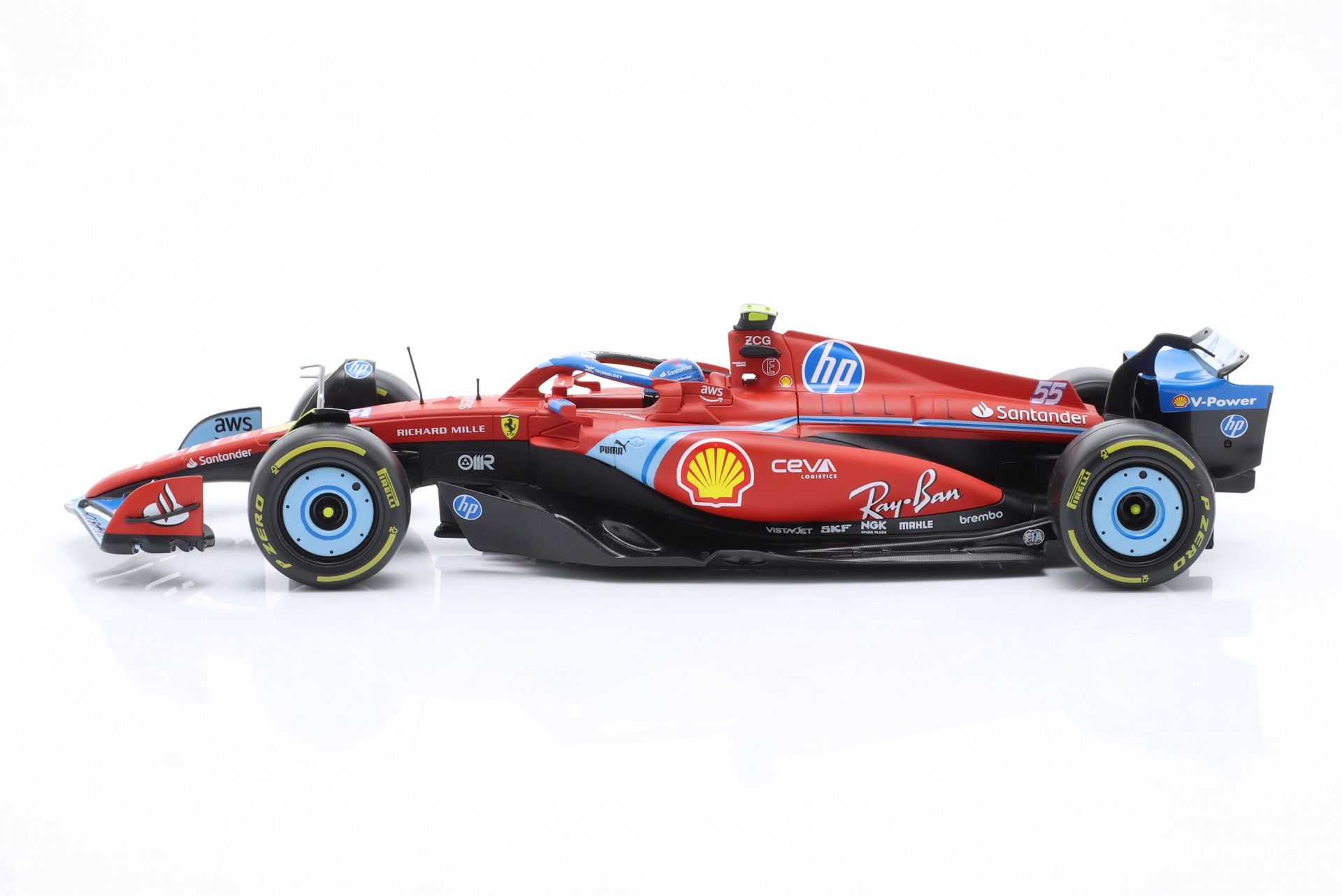 Carlos Sainz jr. Ferrari SF-24 #55 5th Miami GP Formel 1 2024  