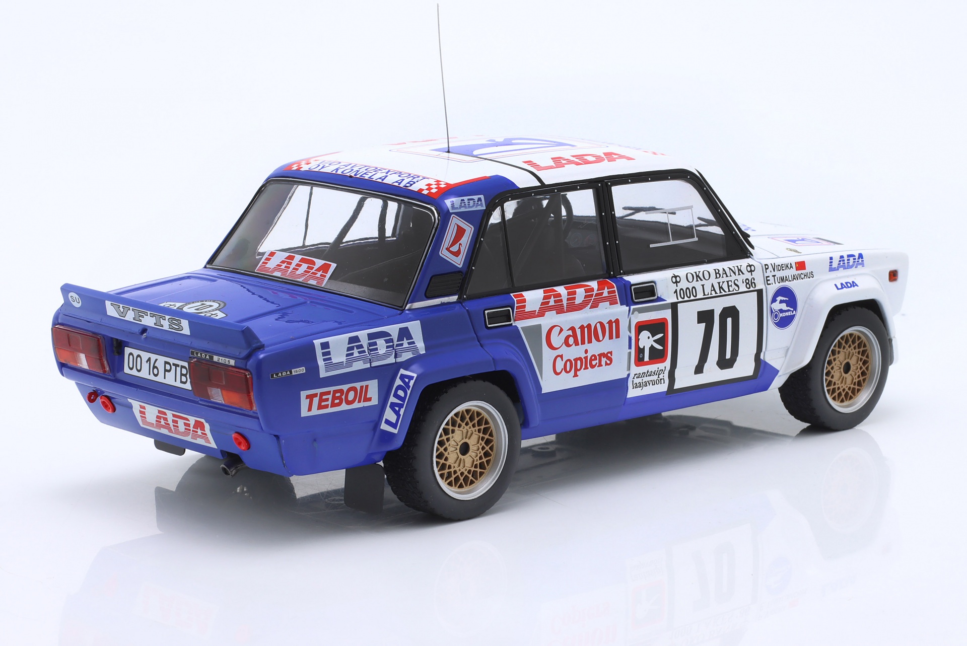 Lada VAZ 2105 VFTS #70 Rallye 1000 Lakes 1986 Tumalevicius, Videika  