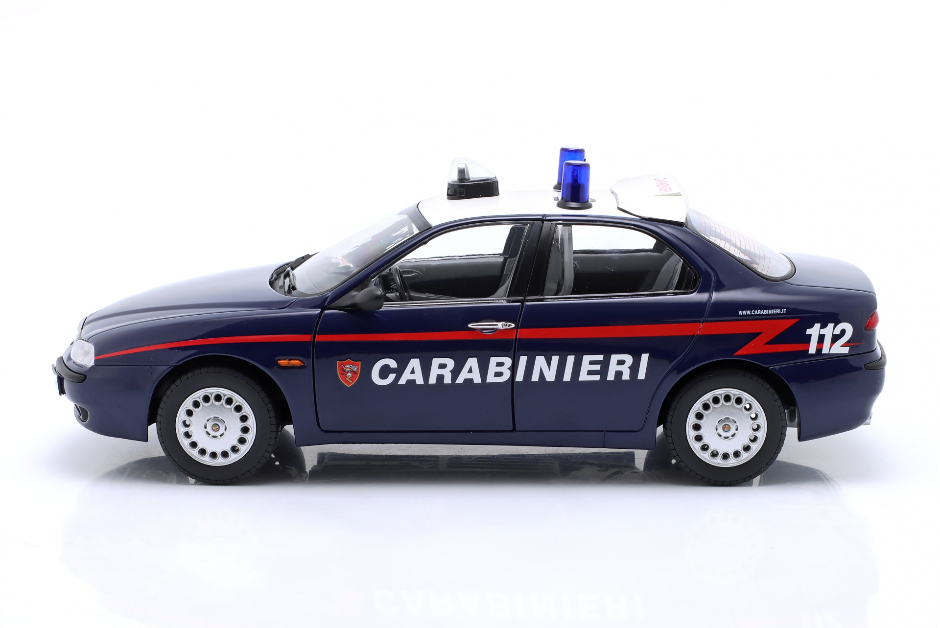 Alfa Romeo 156 2.0 Twin Spark Carabinieri 1997 blau  