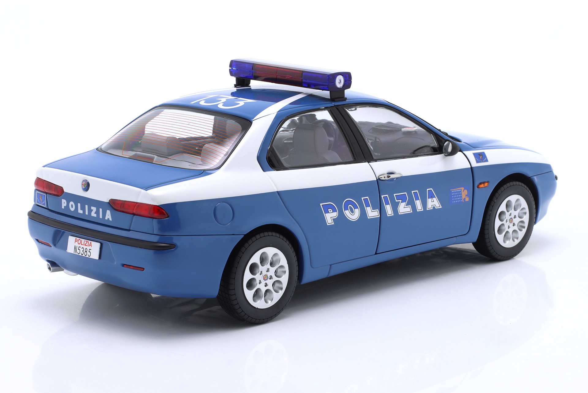 Alfa Romeo 156 2.0 Twin Spark Polizei 1997 blau  