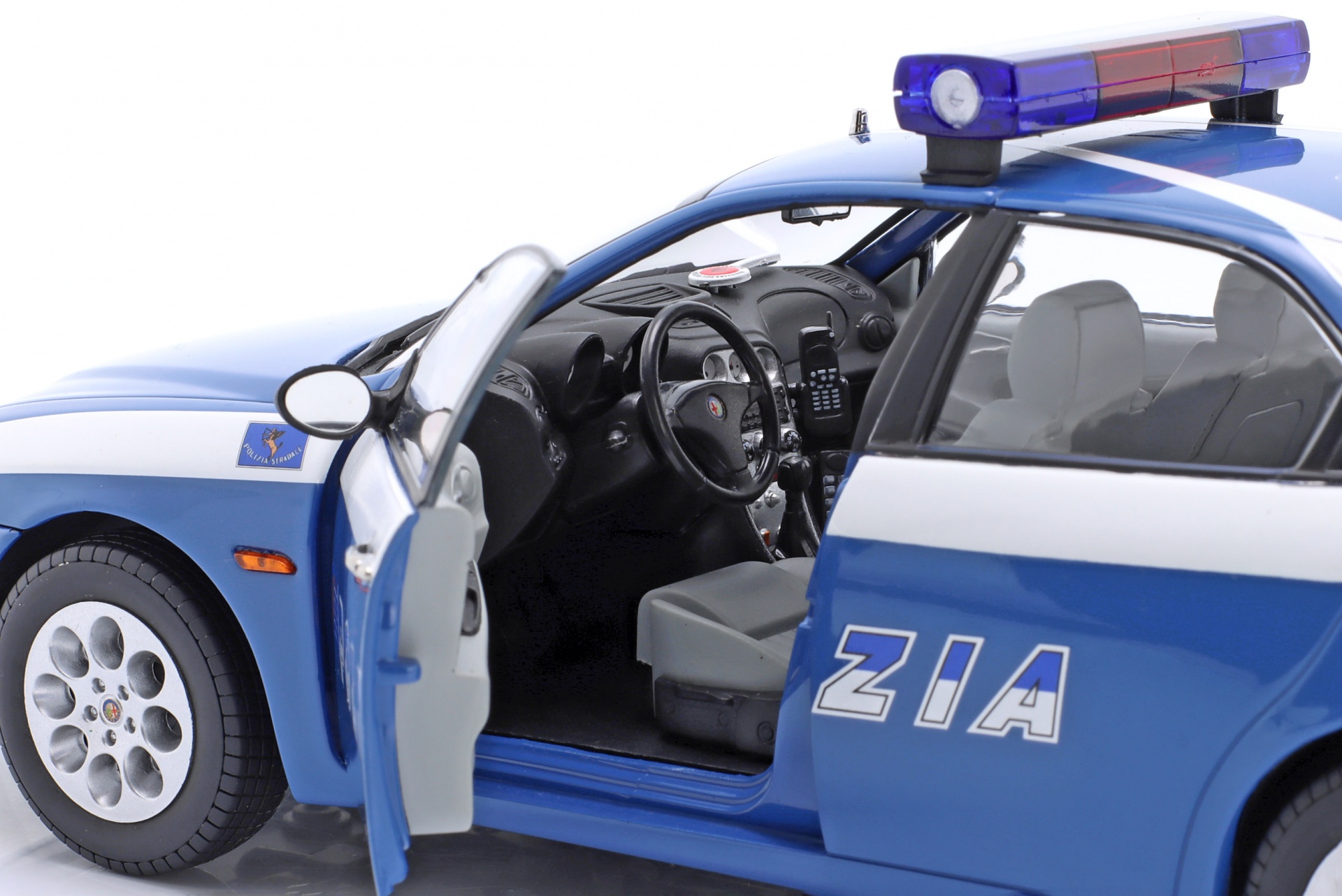 Alfa Romeo 156 2.0 Twin Spark Polizei 1997 blau  