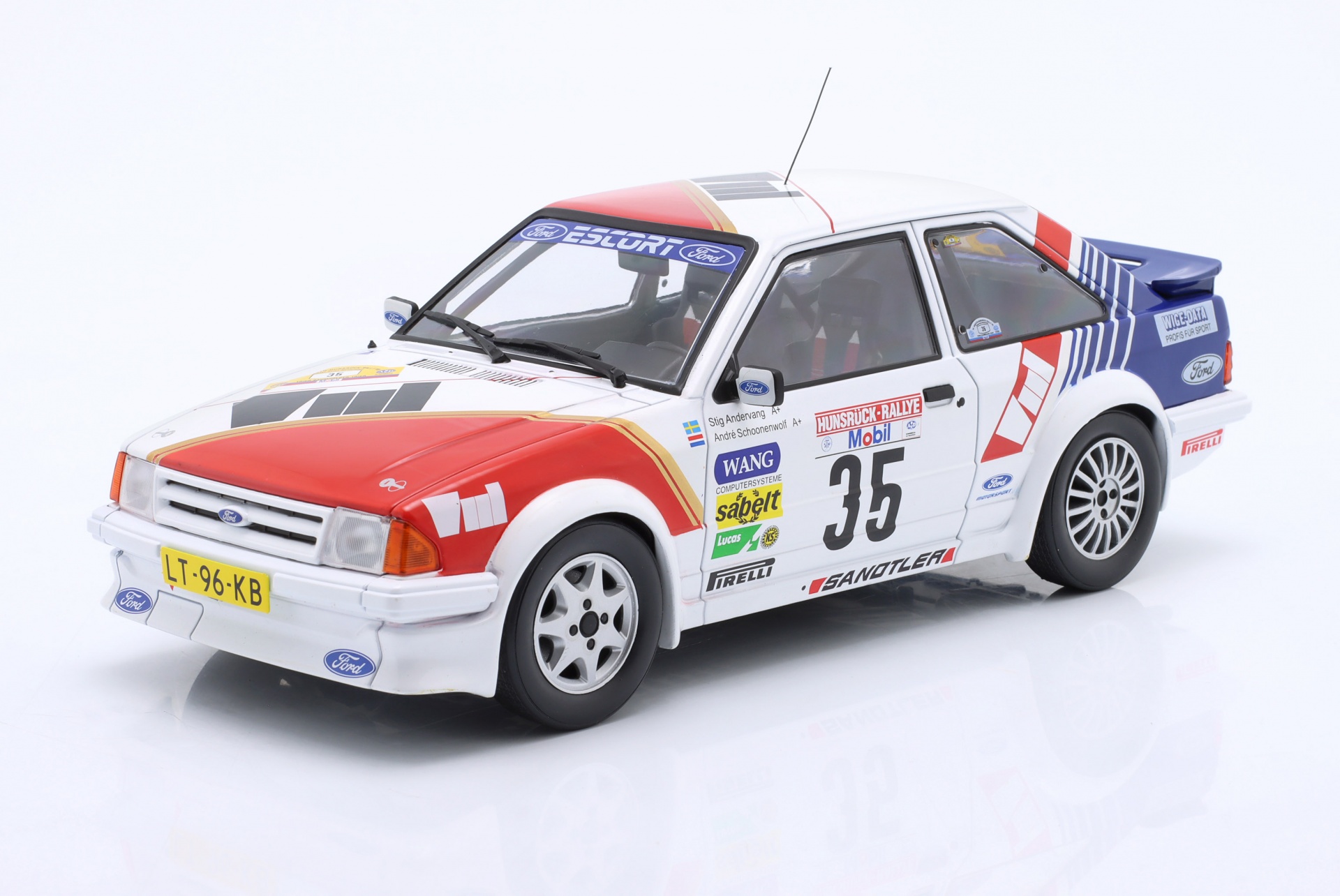 Ford Escort MK III RS Turbo #35 Hunsr&uuml;ck Rallye 1985  ModelCar Group