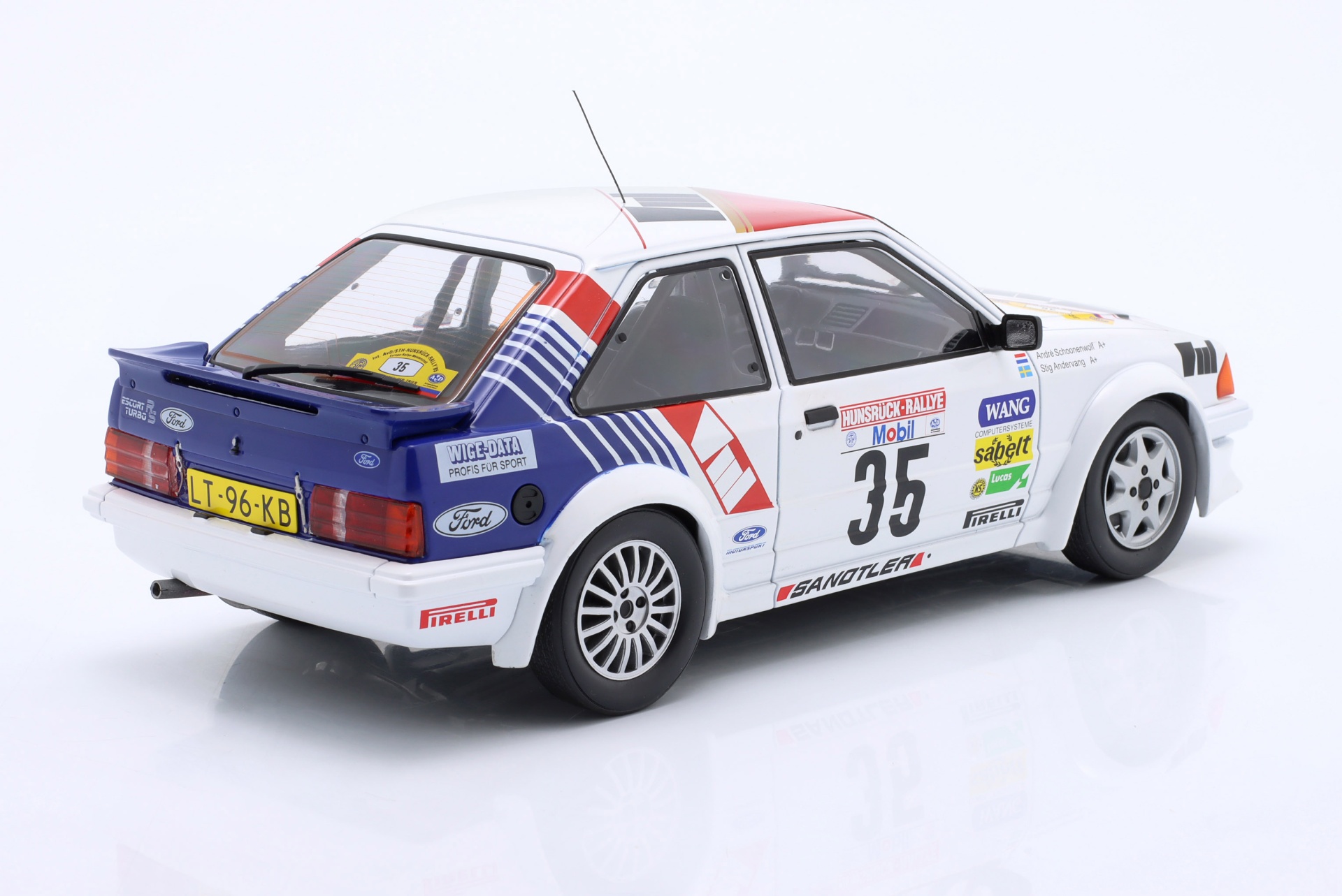Ford Escort MK III RS Turbo #35 Hunsr&uuml;ck Rallye 1985  ModelCar Group