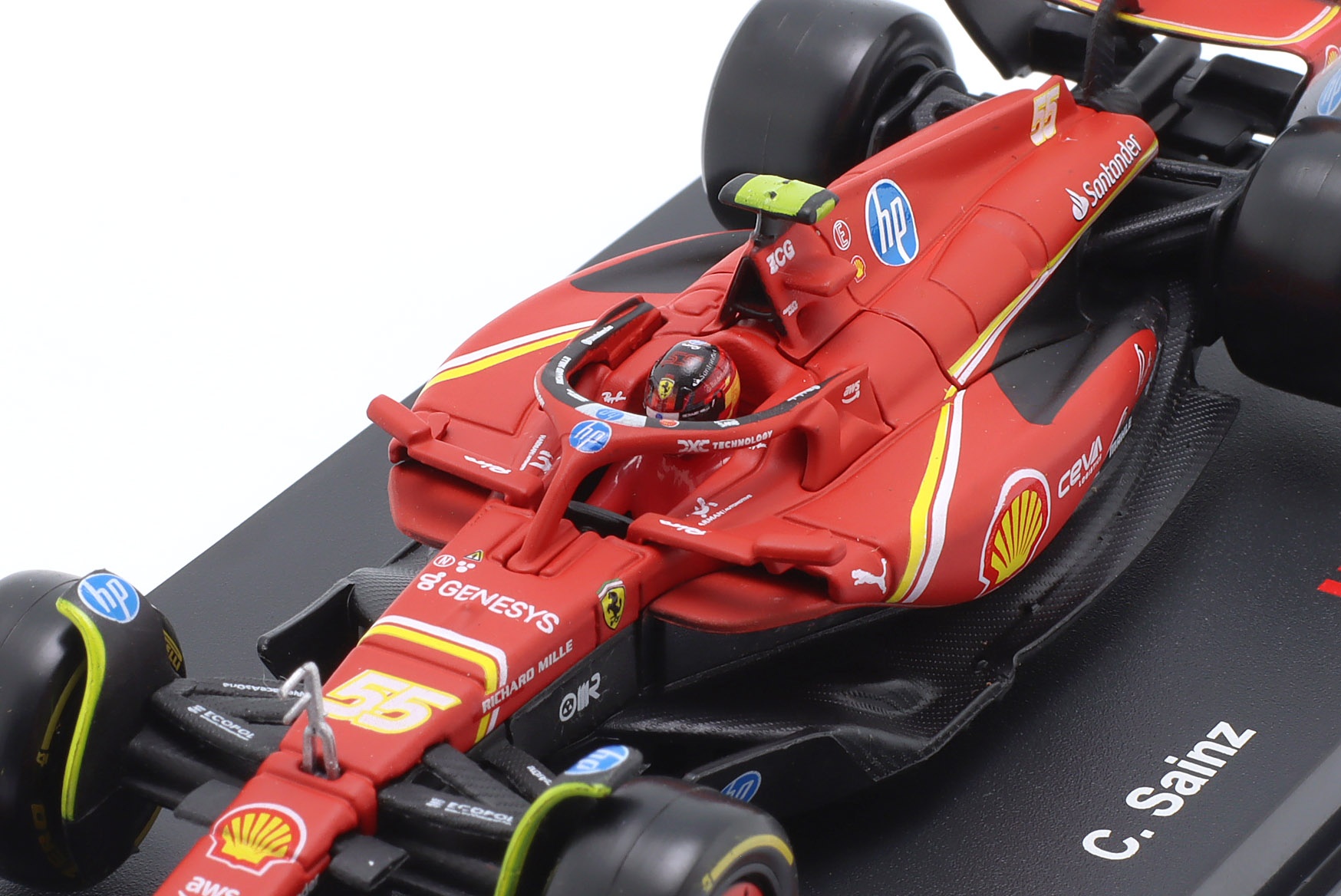 Carlos Sainz jr. Ferrari SF-24 #55 5th Imola GP Formel 1 2024  