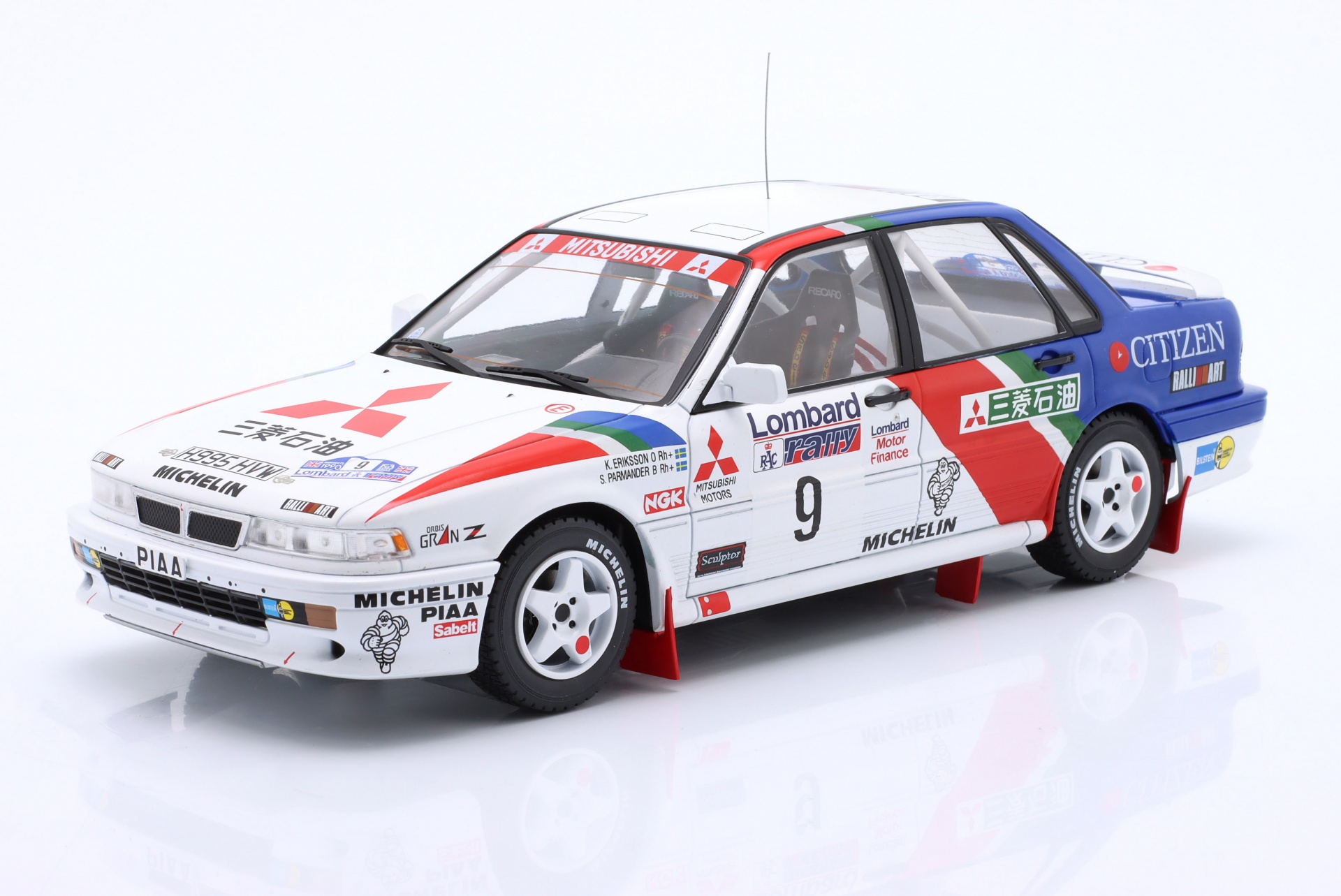 Mitsubishi Galant VR-4 #9 2nd RAC Rallye 1990 Eriksson, Parmander  