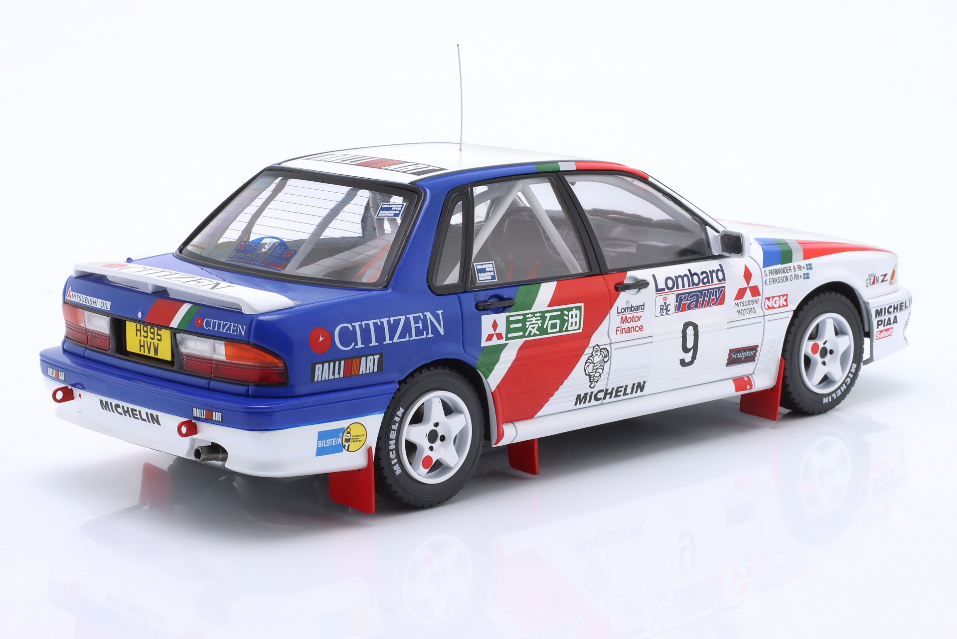 Mitsubishi Galant VR-4 #9 2nd RAC Rallye 1990 Eriksson, Parmander  