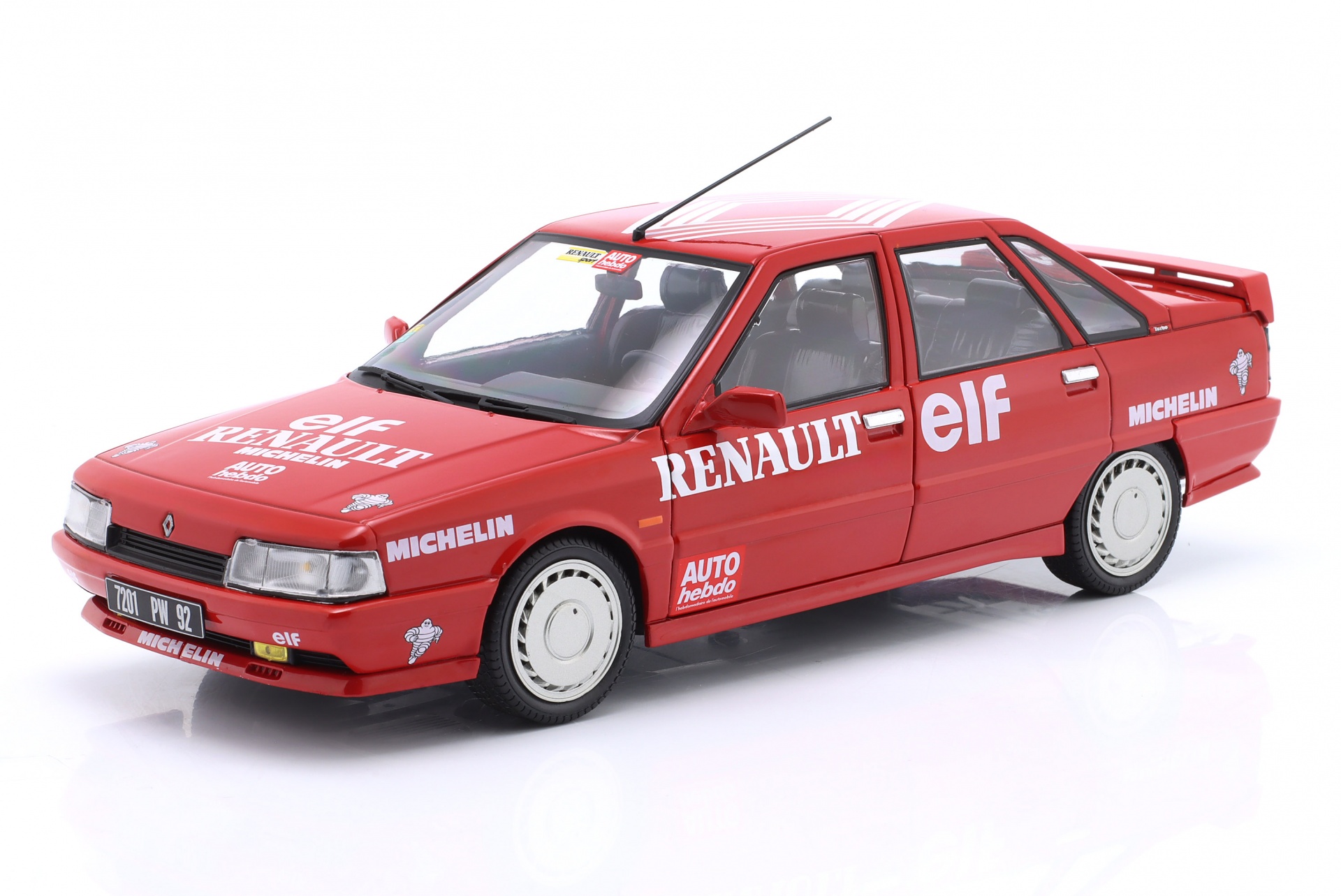 Renault 21 Turbo Mk1 Geschwindigkeitsrekord auf Eis 1988 rot  