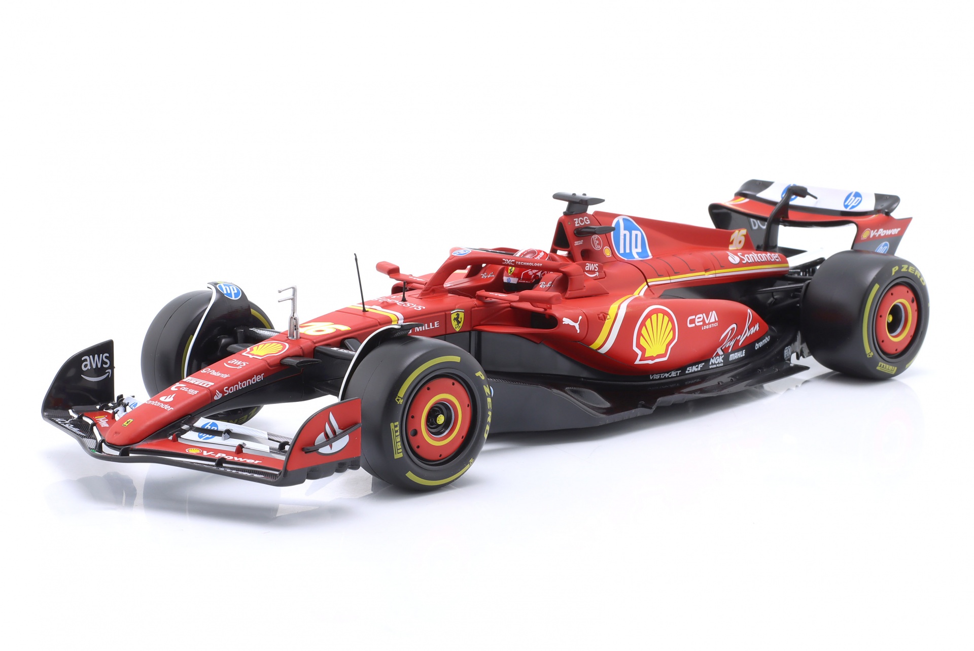 Charles Leclerc Ferrari SF-24 #16 Formel 1 2024  