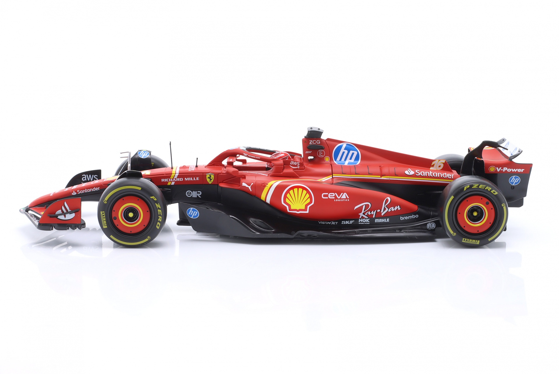 Charles Leclerc Ferrari SF-24 #16 Formel 1 2024  