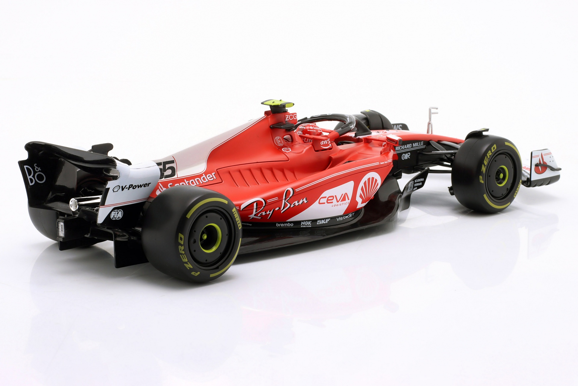 Carlos Sainz jr. Ferrari SF-23 #55 6th Las Vegas GP Formel 1 2023  