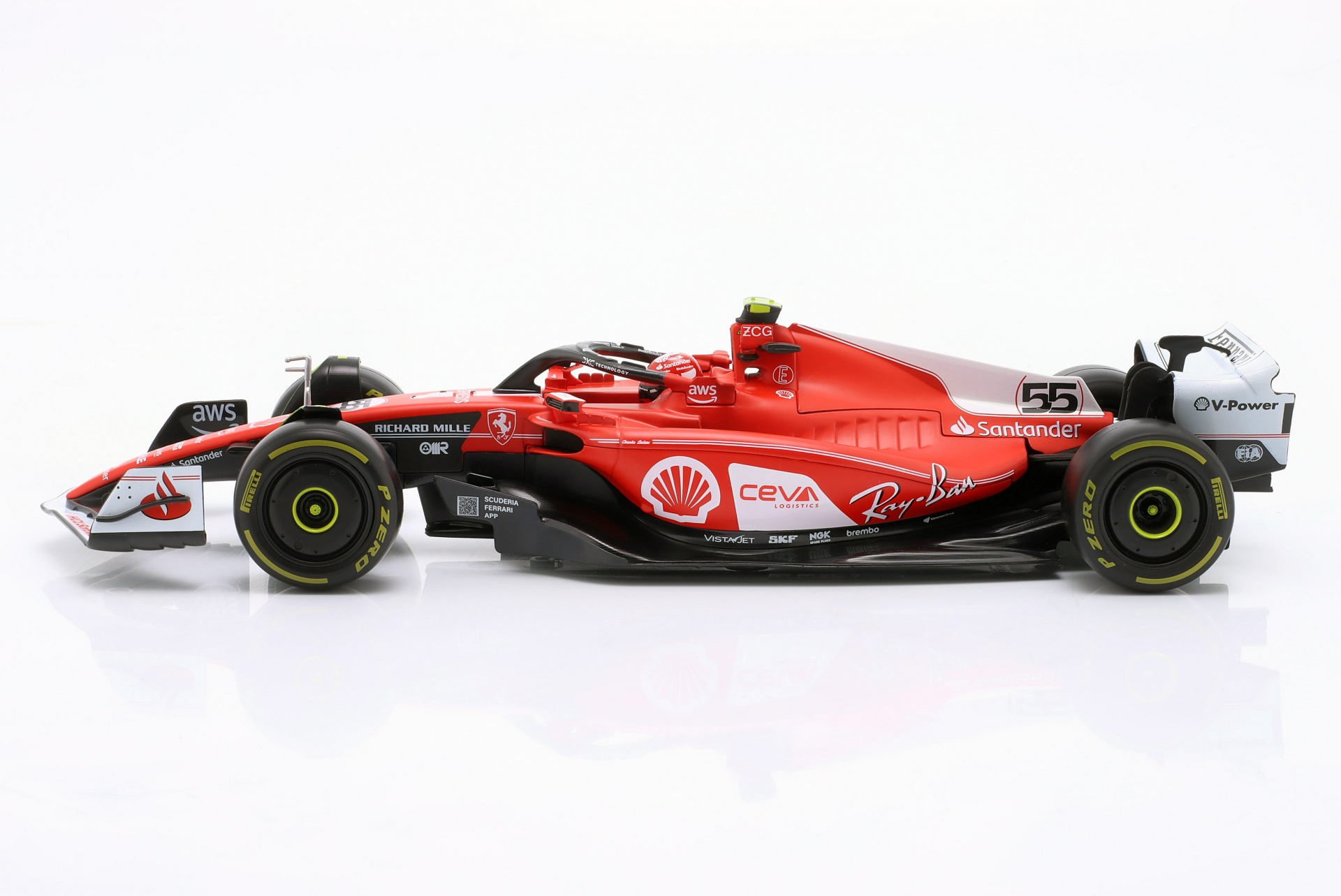 Carlos Sainz jr. Ferrari SF-23 #55 6th Las Vegas GP Formel 1 2023  