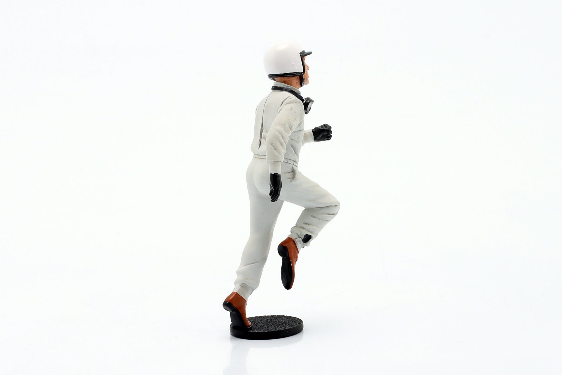 Fahrerfigur wei&szlig;er Helm LeMans-Start 1960/1970er Jahre  LeMansMiniatures