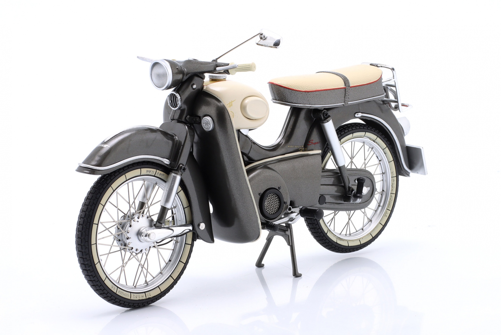 Kreidler Florett Super mit Beinschild grau  