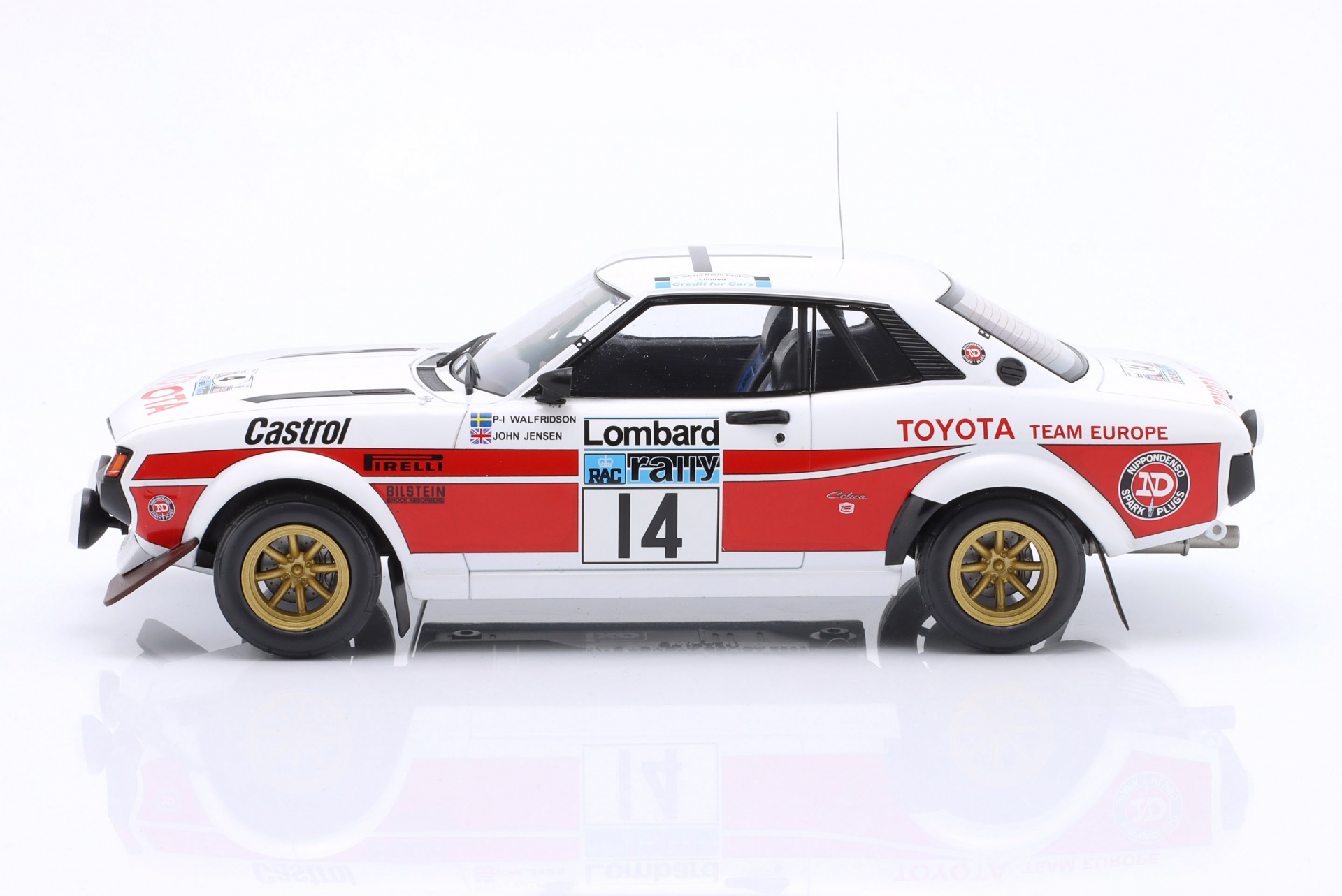 Toyota Celica 2000 GT (RA21) #14 RAC Rallye 1977 Walfridsson, Jensen  
