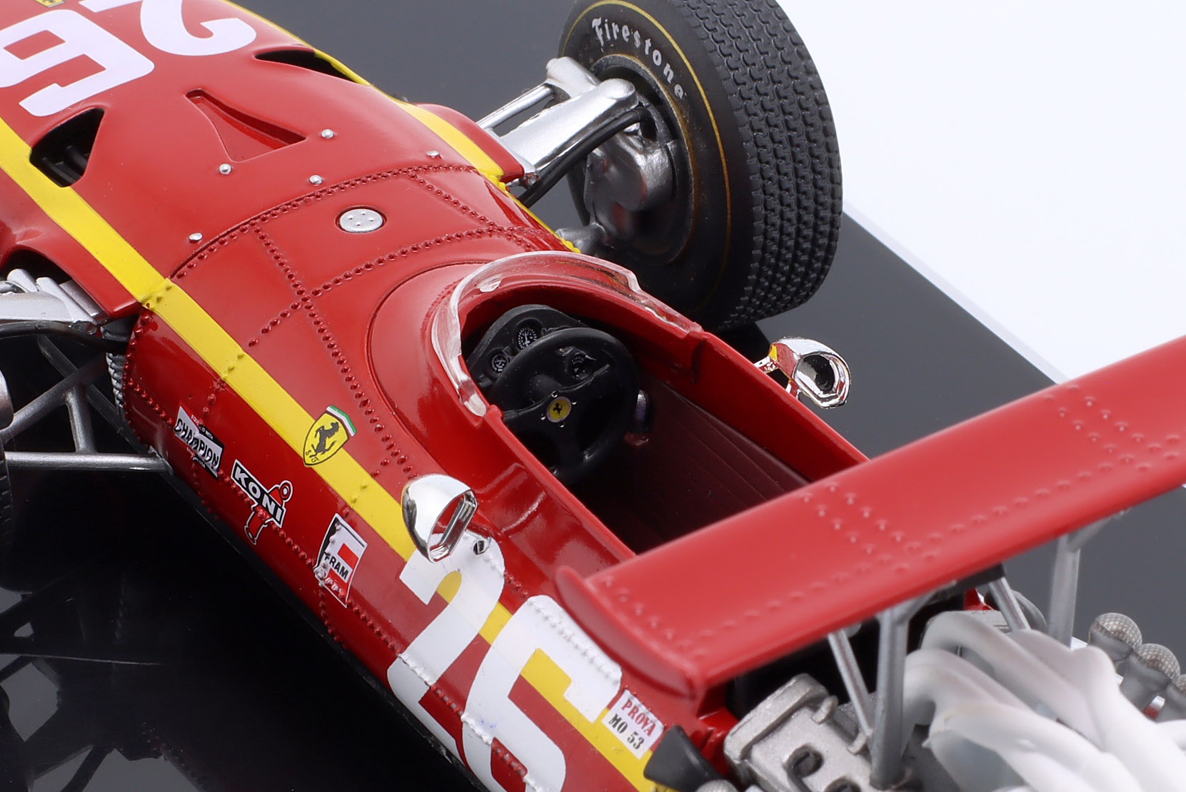 Jacky Ickx Ferrari 312 F1 68 #26 Formel 1 1968  