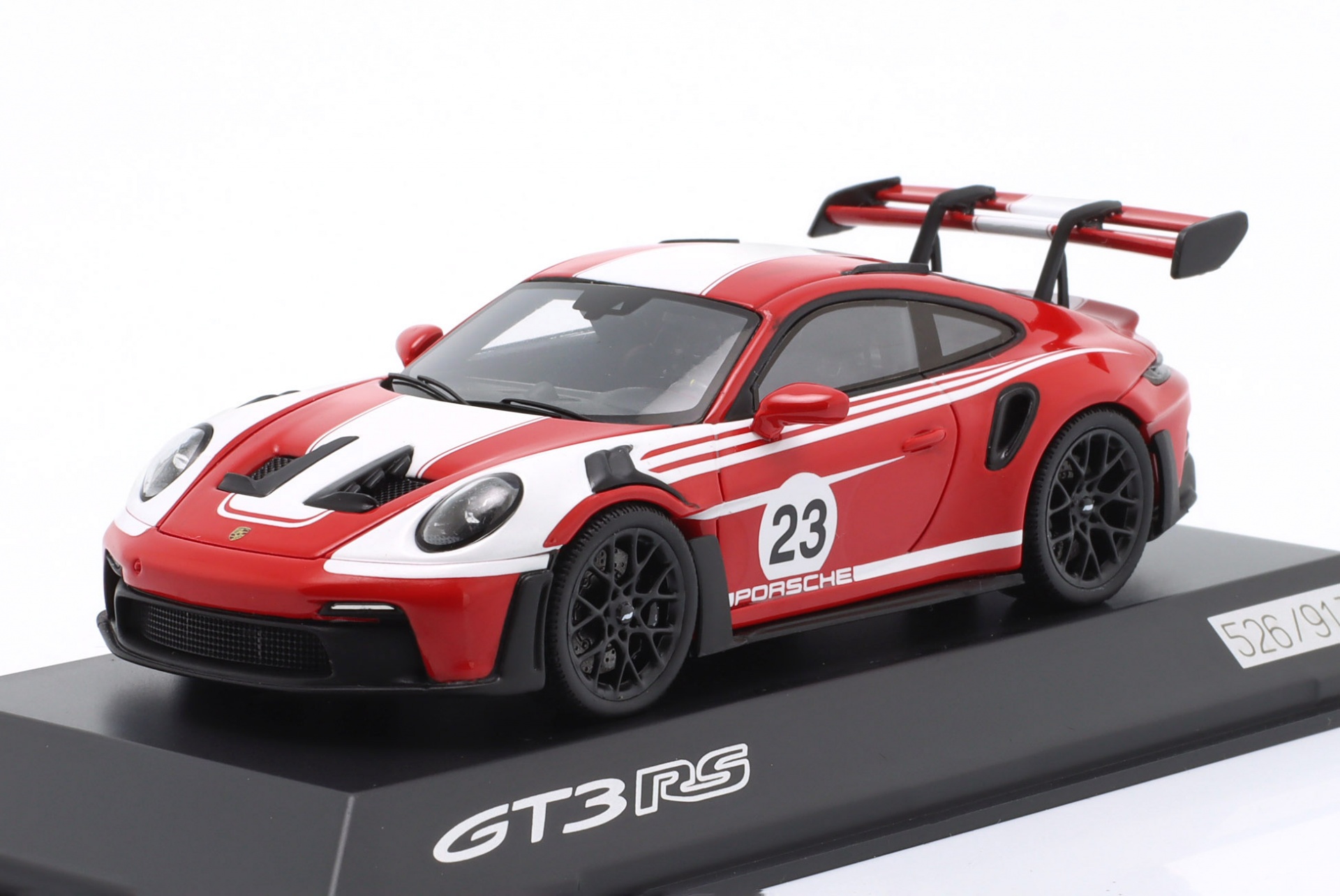Porsche 911 (992) GT3 RS #23 Salzburg Design rot / wei&szlig;  