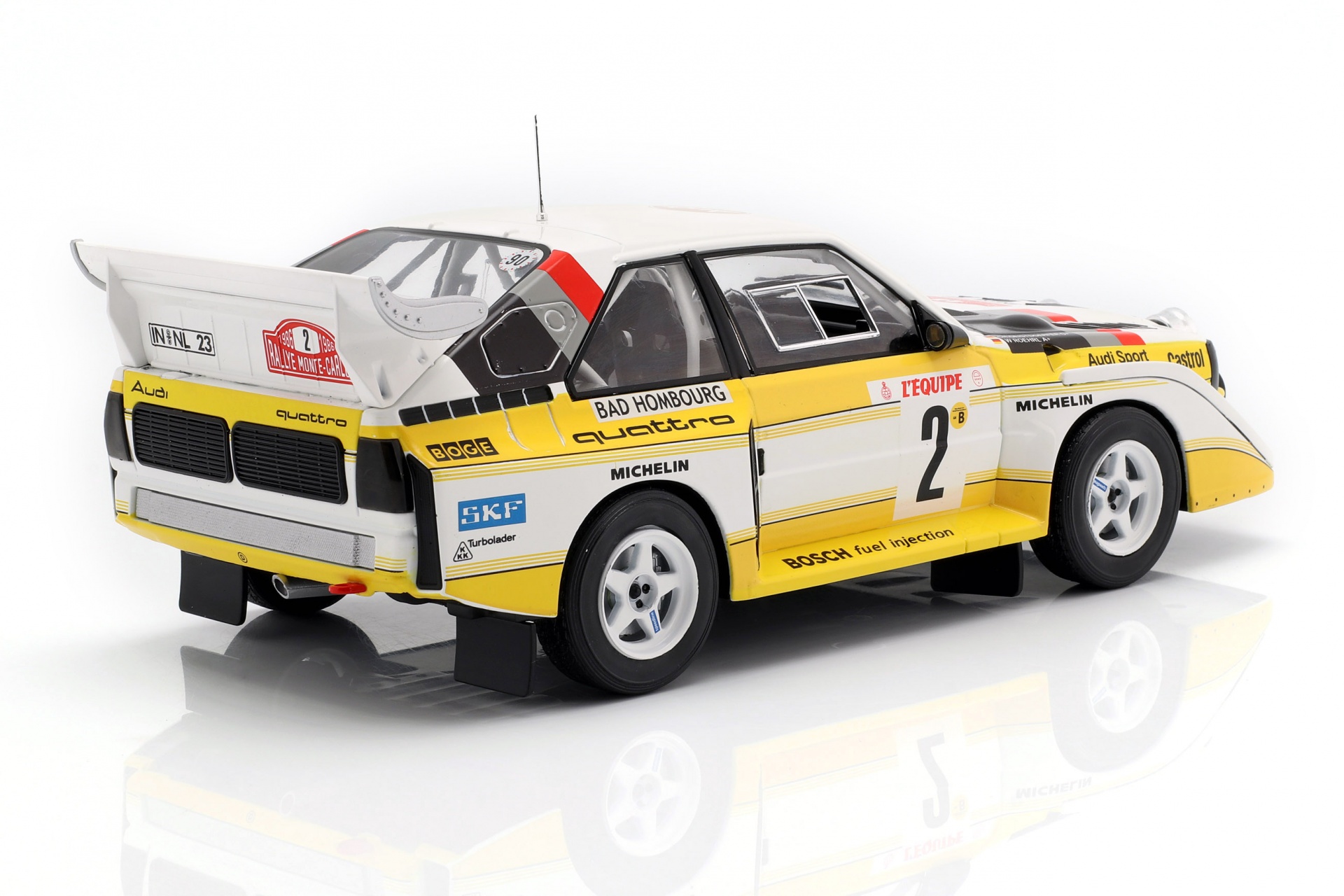Audi Sport Quattro S1 E2 #2 4th Rallye Monte Carlo 1986 R&ouml;hrl, Geistd&ouml;rfer  