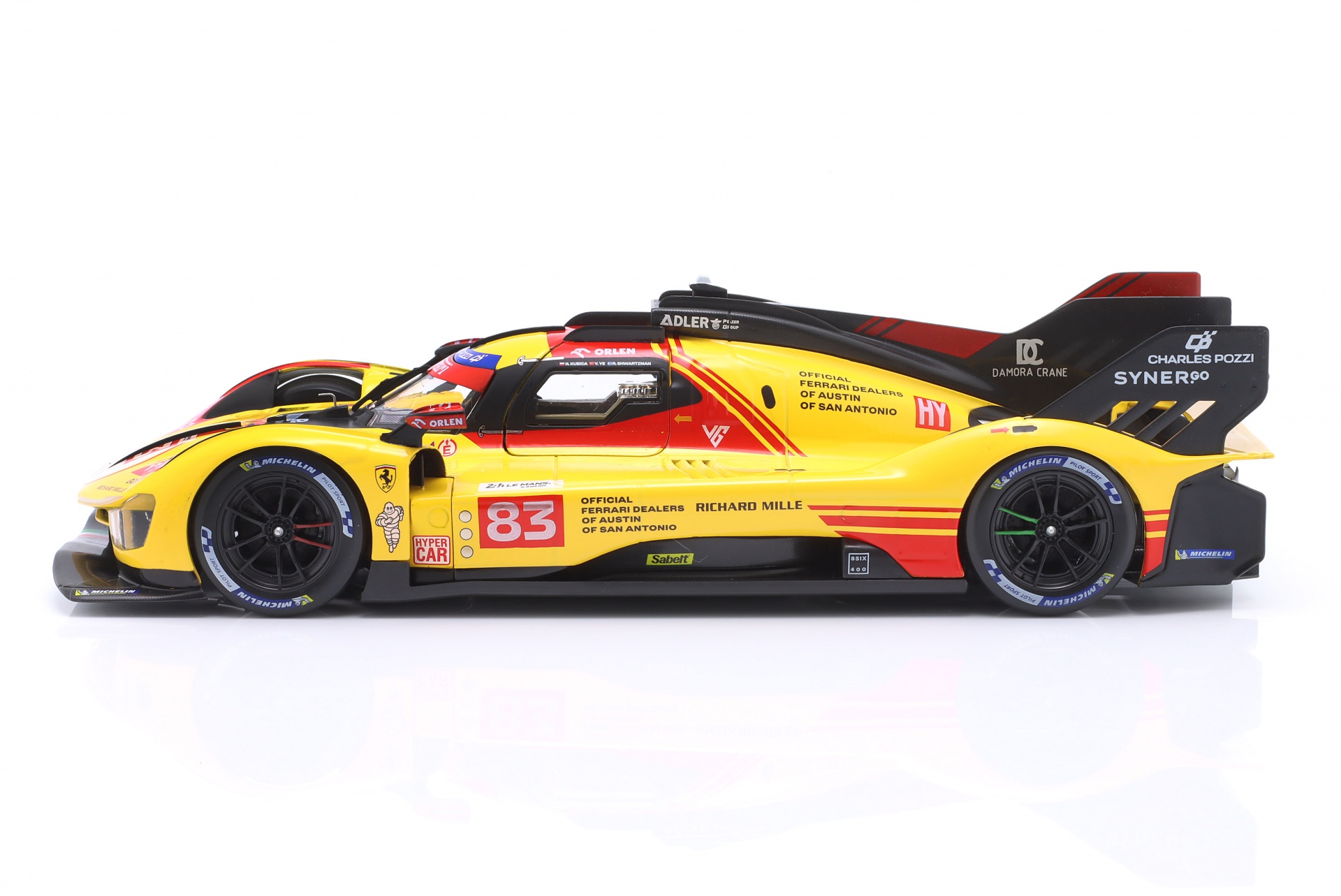 Ferrari 499P #83 24h LeMans 2024 Kubica, Shwartzman, Ye  