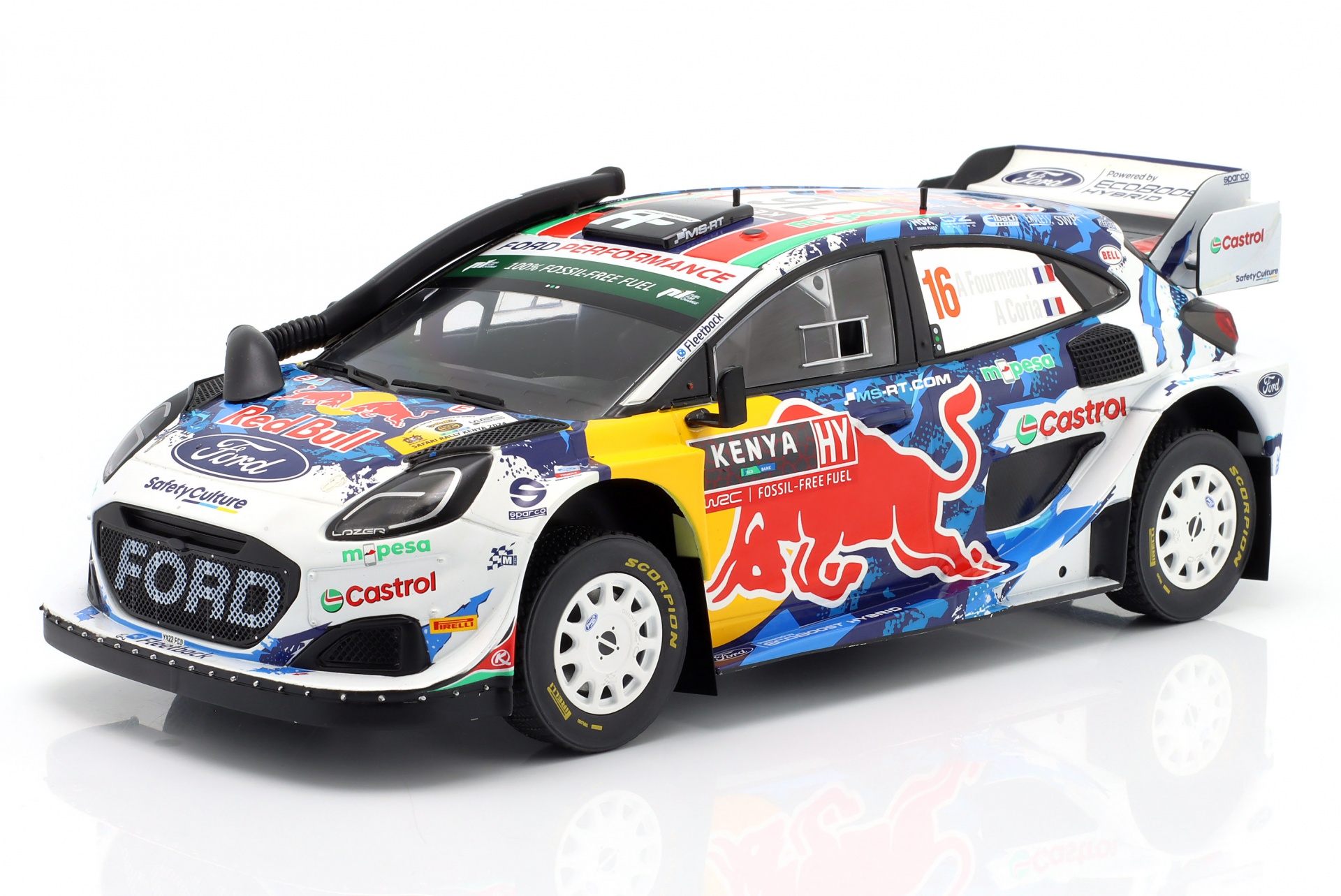 Ford Puma Rally1 Hybrid #16 3rd Safari Rallye 2024 Fourmaux, Coria  