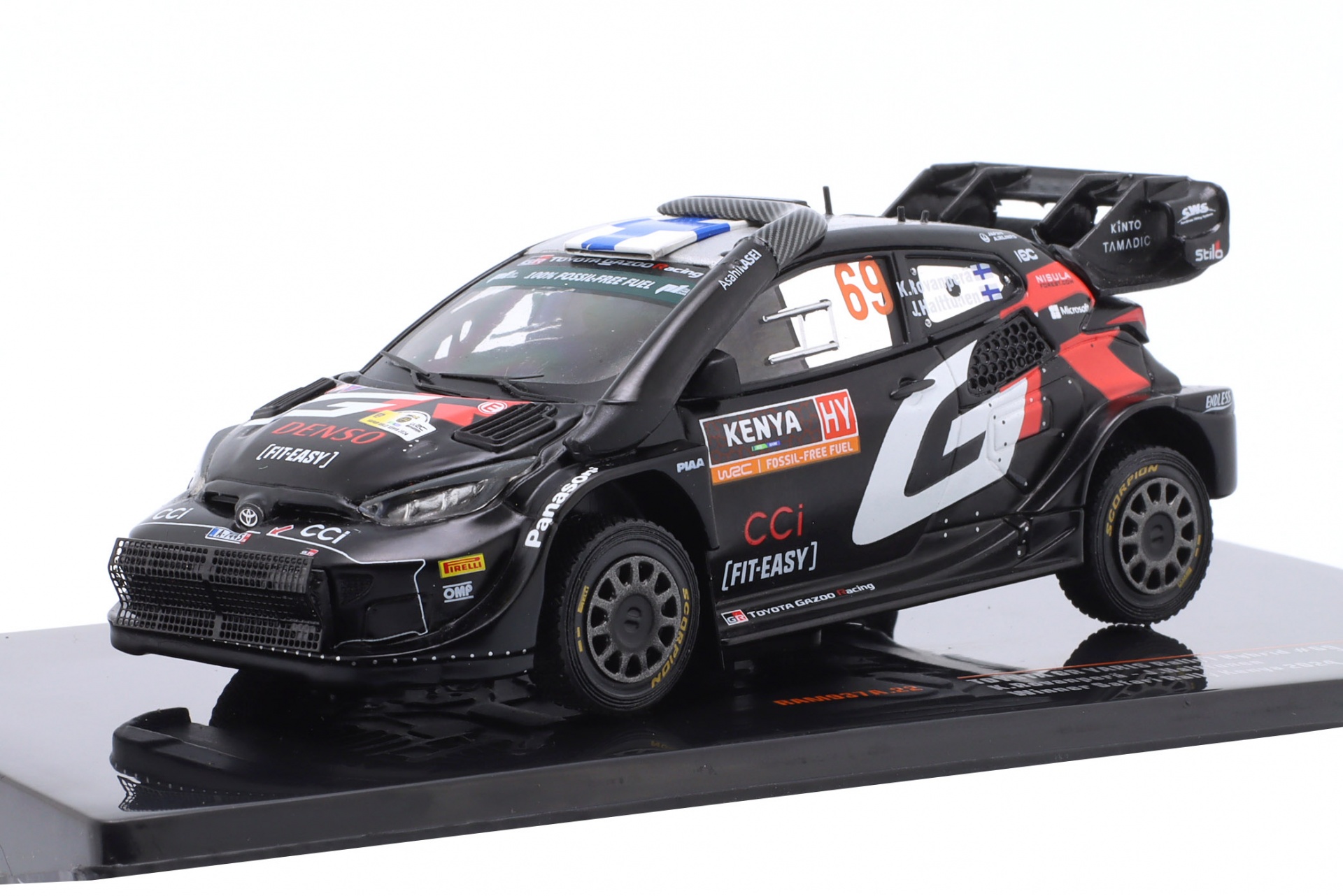 Toyota GR Yaris Rally1 Hybrid #69 Sieger Safari Rallye 2024 Rovanper&auml;, Halttunen  