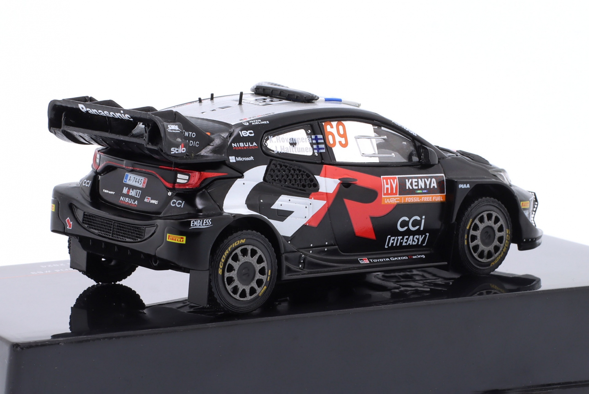 Toyota GR Yaris Rally1 Hybrid #69 Sieger Safari Rallye 2024 Rovanper&auml;, Halttunen  