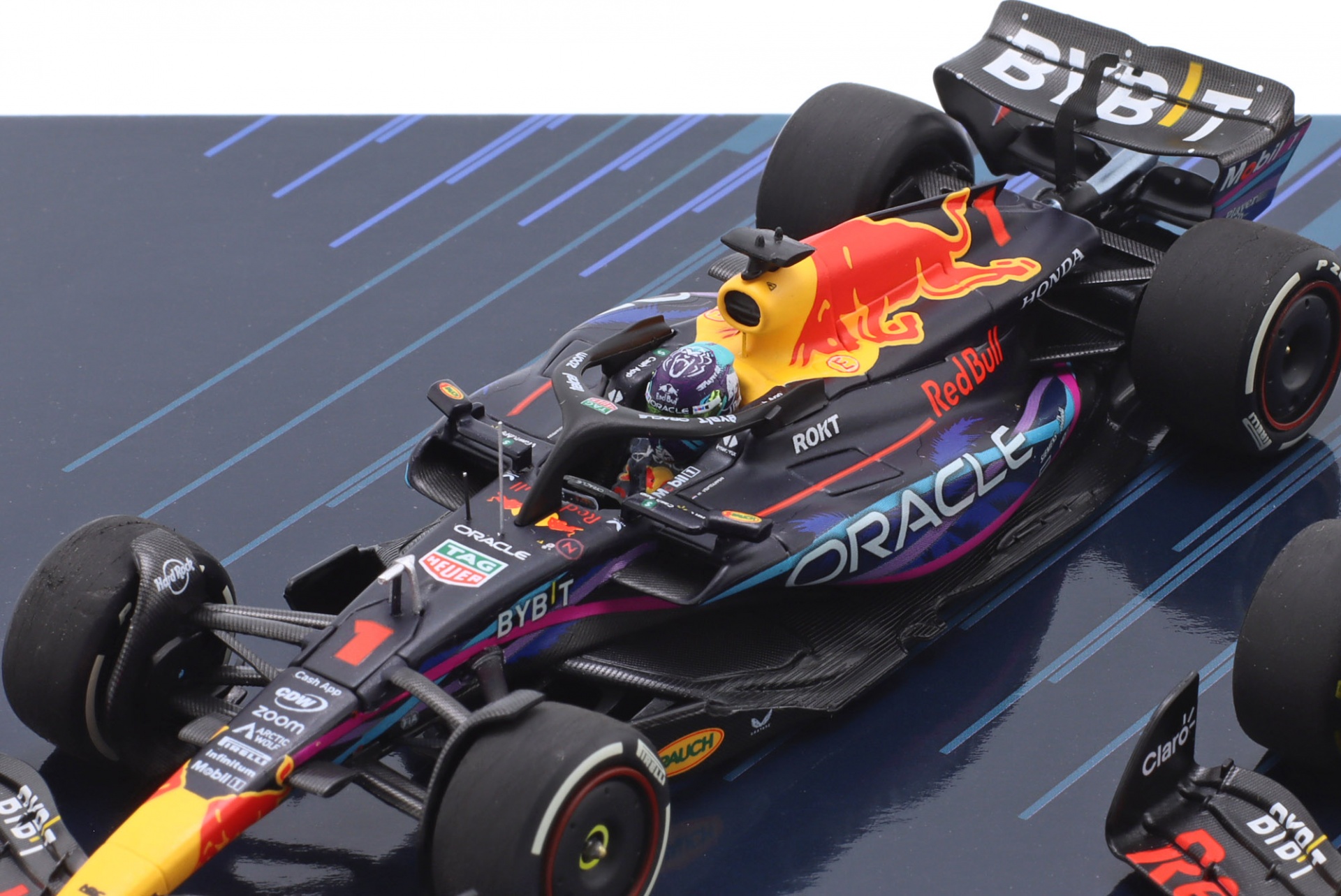 3-Car Set Verstappen Sieger Miami / USA / Las Vegas GP Formel 1 Weltmeister 2023  