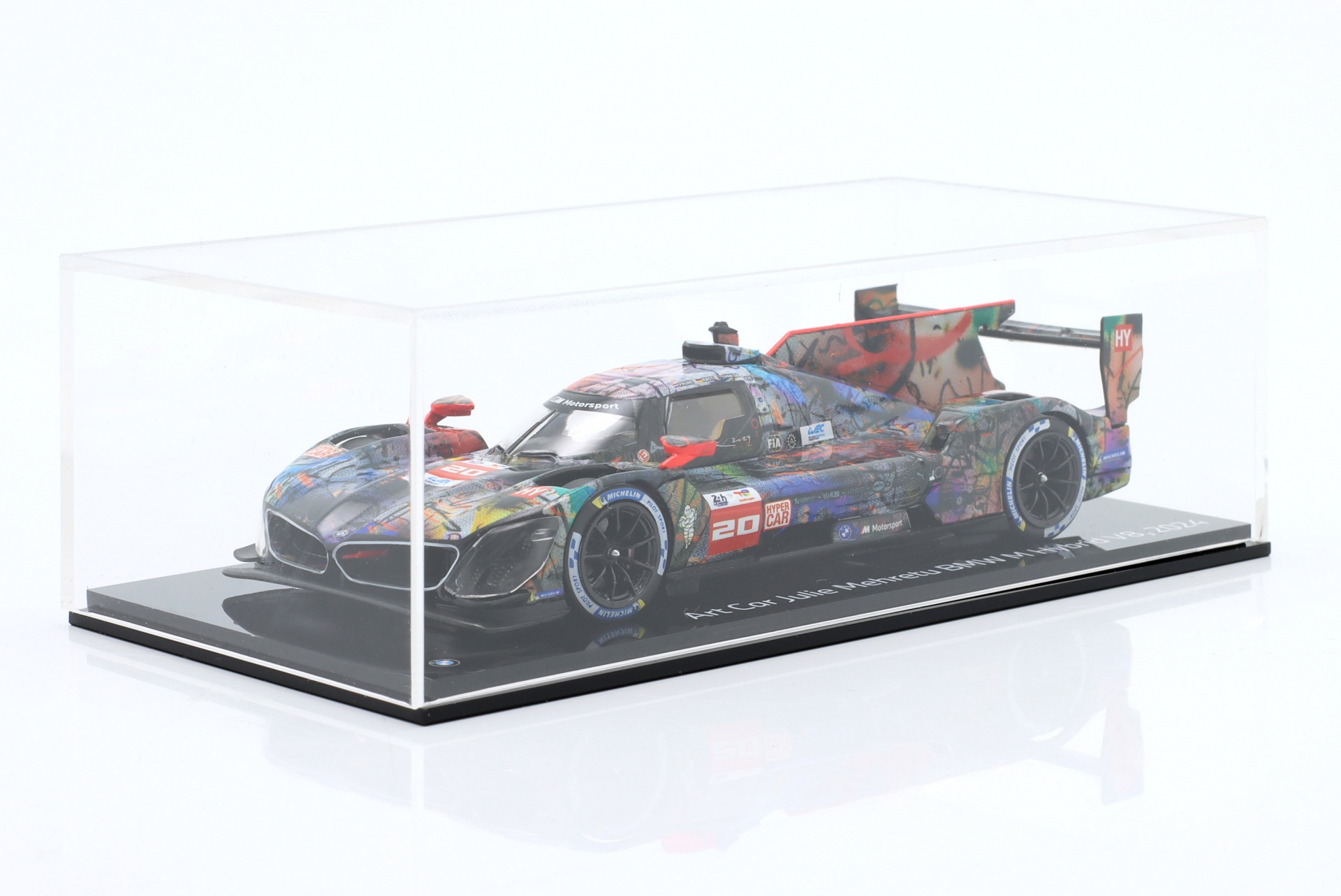 BMW M Hybrid V8 #20 24h LeMans 2024 Art Car Julie Mehretu  