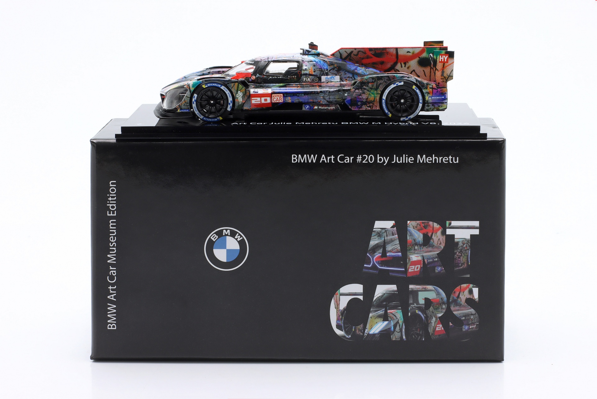 BMW M Hybrid V8 #20 24h LeMans 2024 Art Car Julie Mehretu  