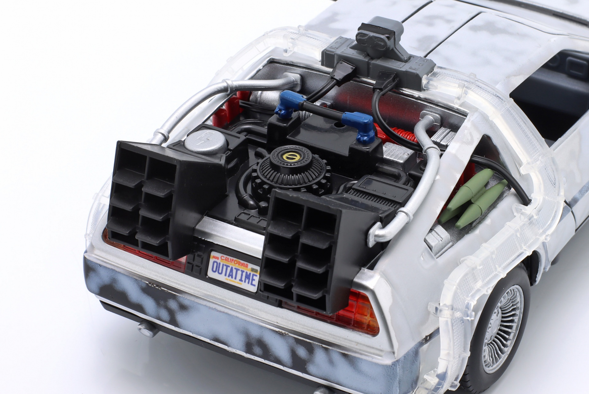 DeLorean Time Machine Frost Edition Back to the Future silbergrau  Jada Toys