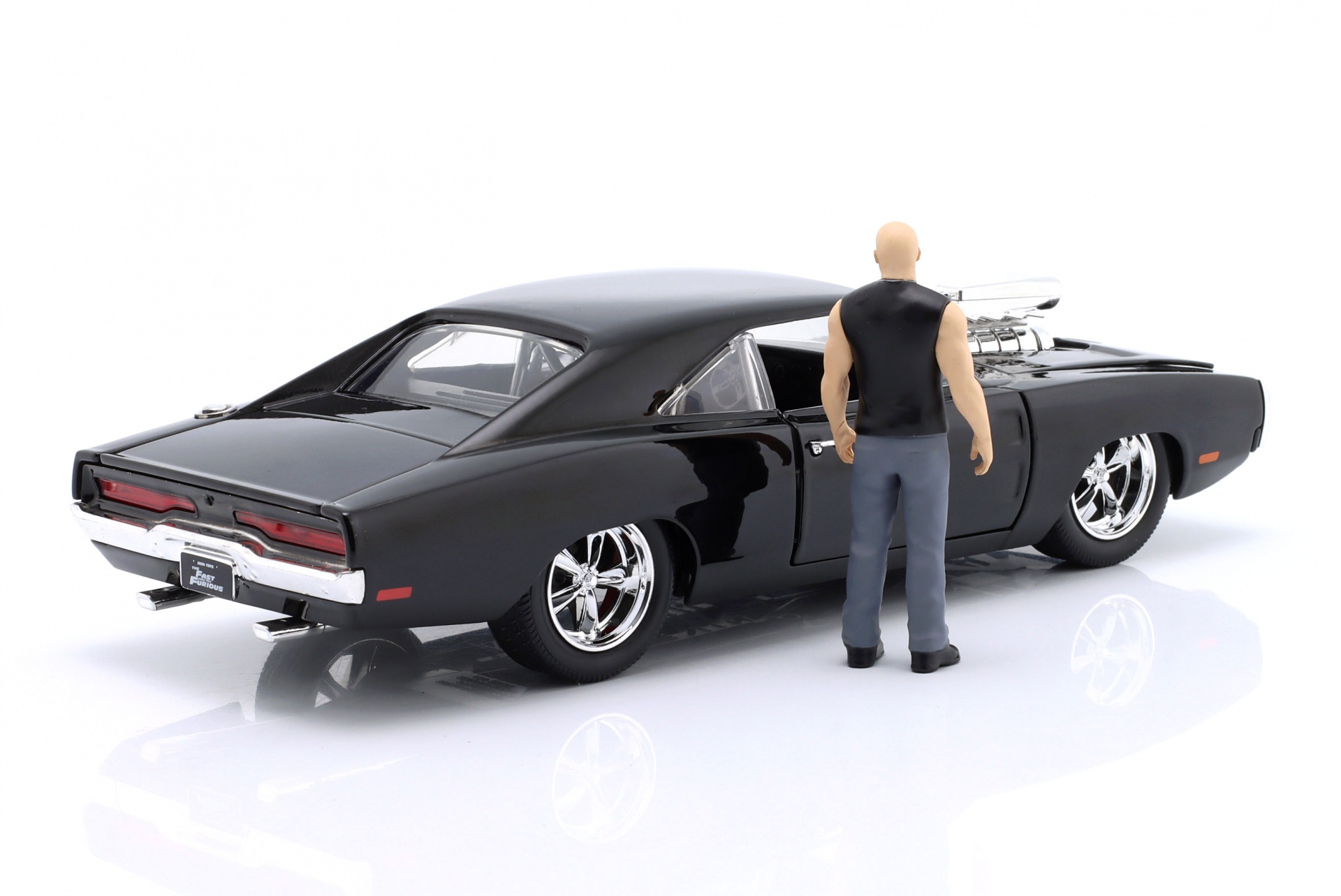 Dom's Dodge Charger R/T 1970 Film Fast & Furious (2001) mit Figur  Jada Toys