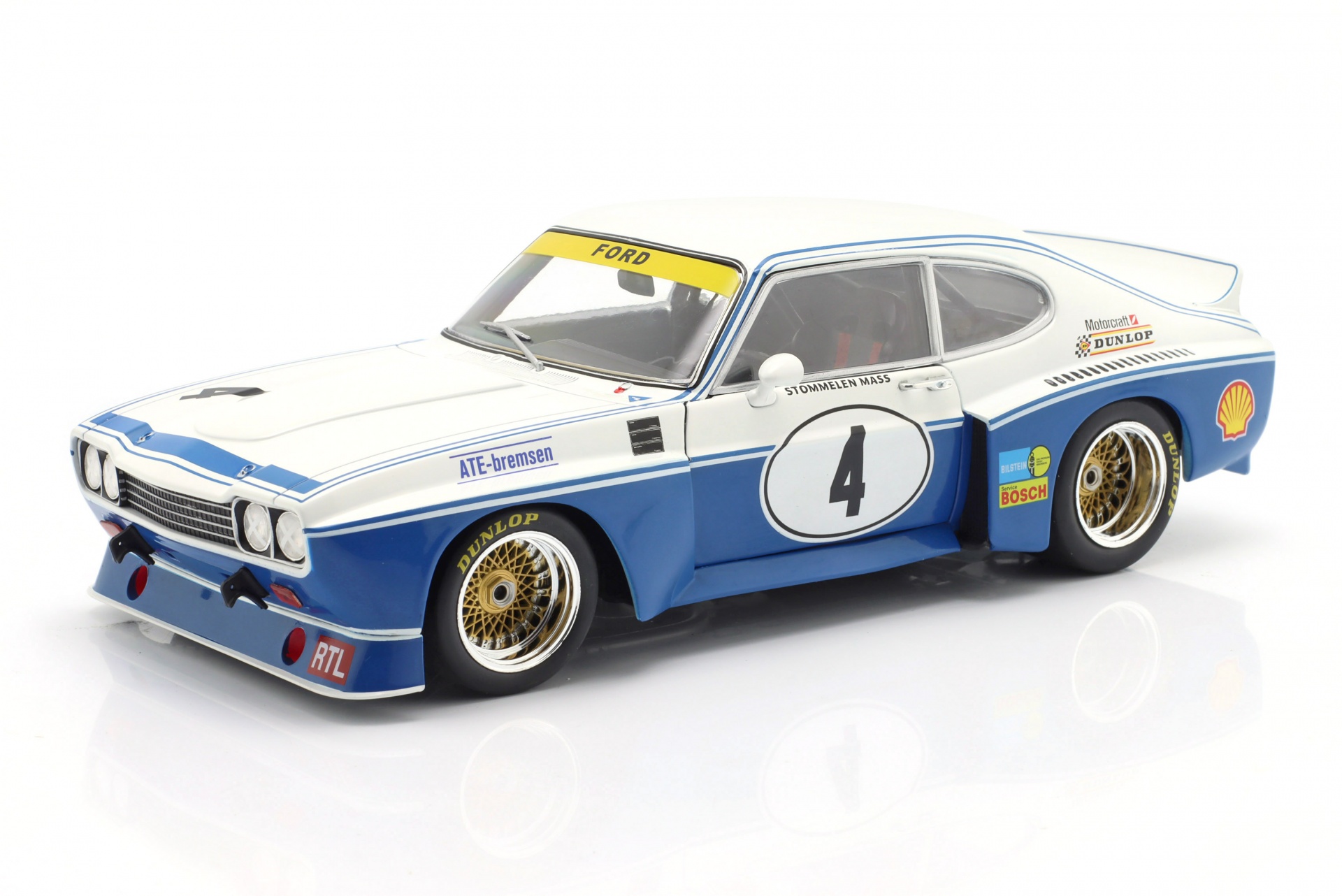 Ford Capri RS 3100 #4 Sieger ETCC Zandvoort 1974 Stommelen, Mass  