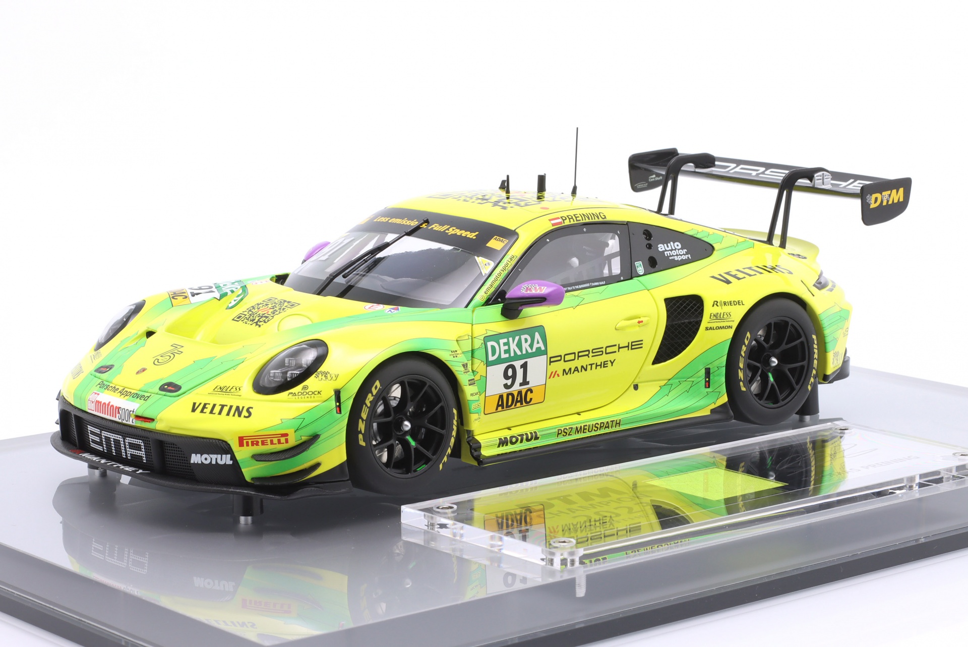 Porsche 911 GT3 R #91 Sieger Hockenheim DTM Champion 2023 Preining  
